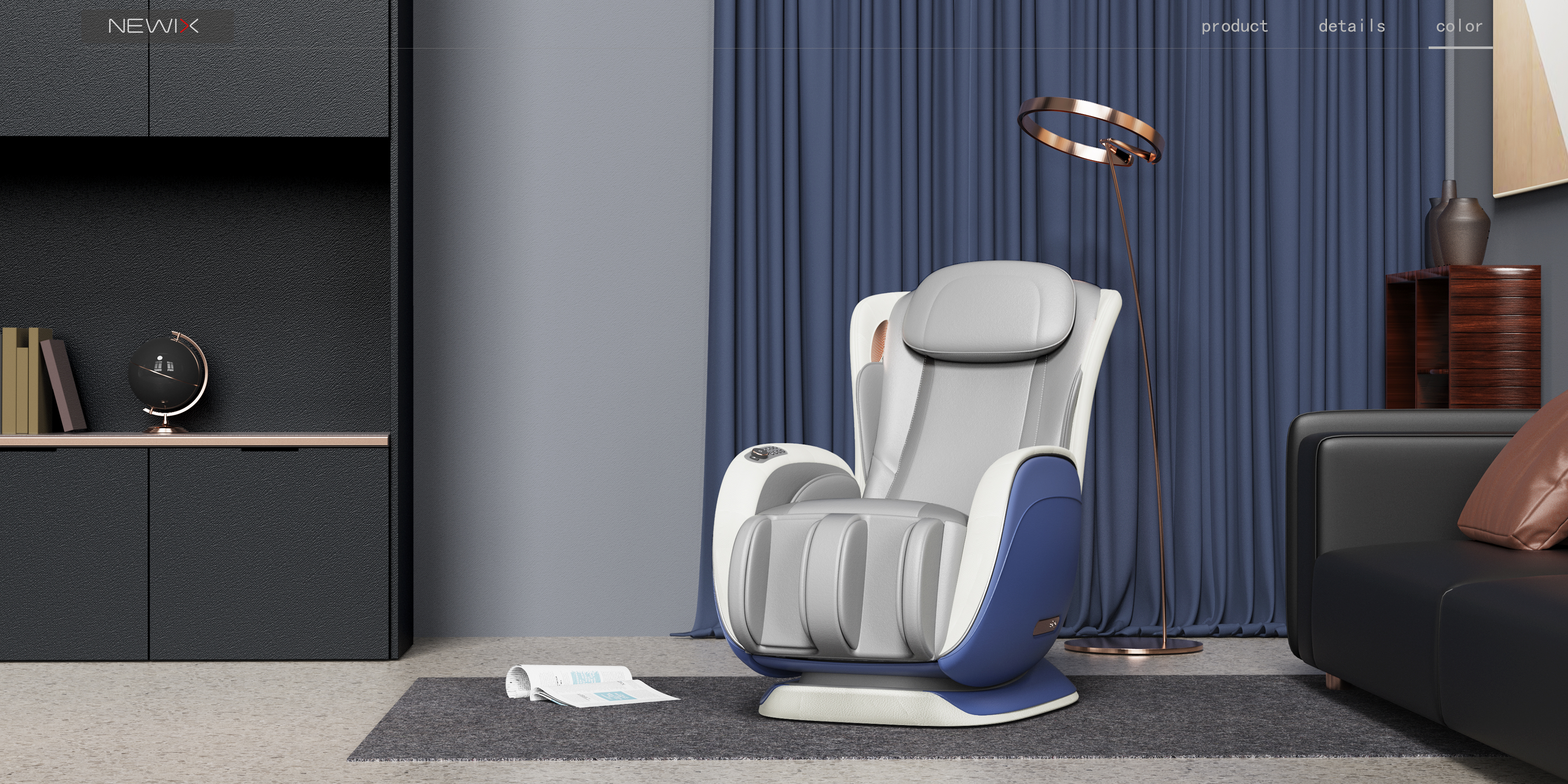 Massage chair，Massage Chair，Ergonomics，product design，Appearance design，be younger，Product definition，