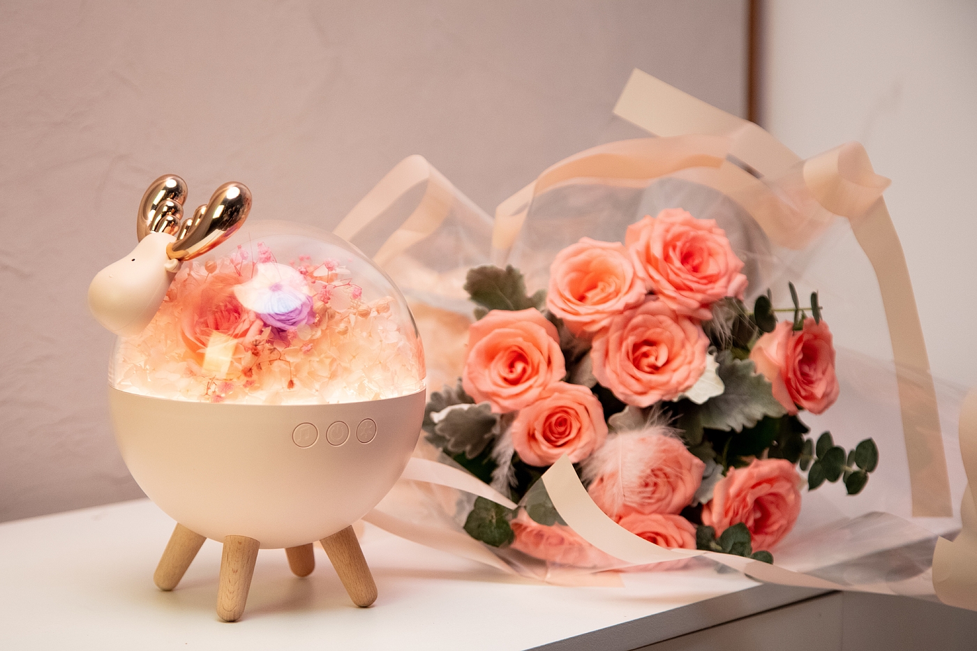 Eternal flower, a "deer" has you, give her the most romantic gift!，