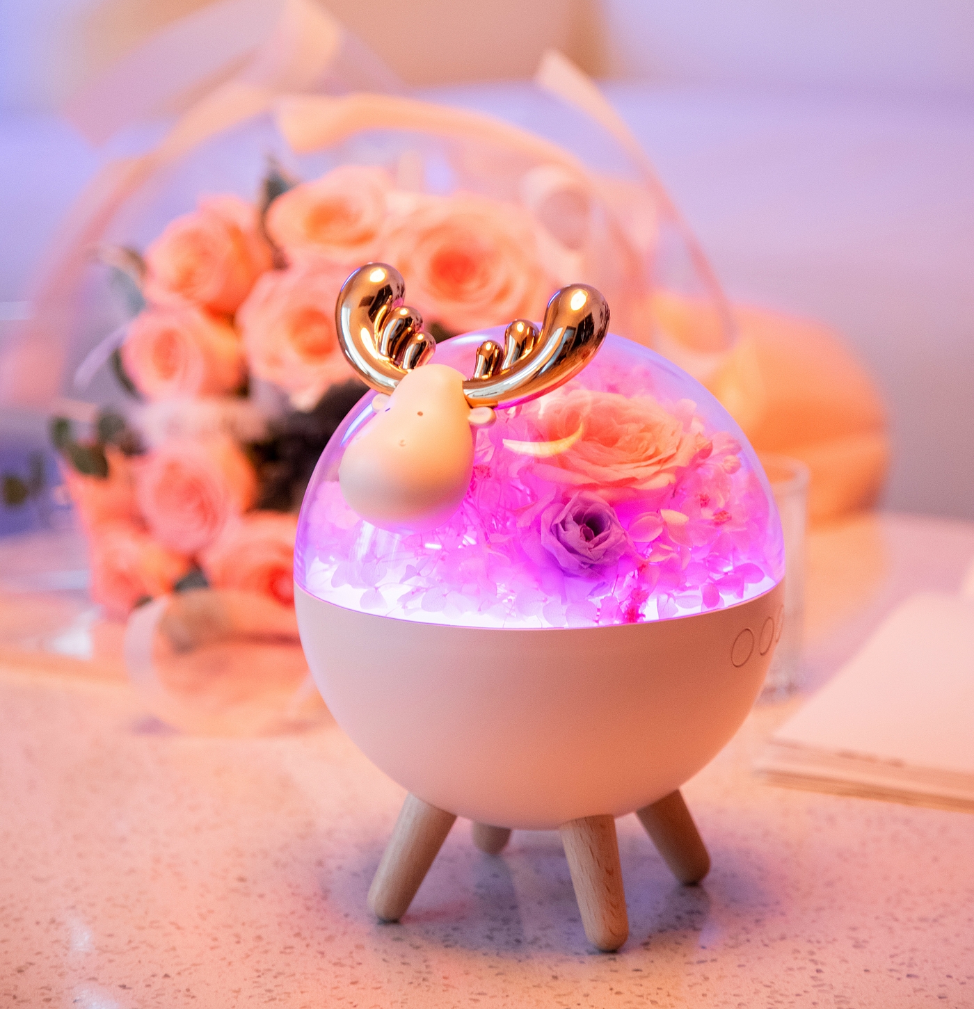 Eternal flower, a "deer" has you, give her the most romantic gift!，