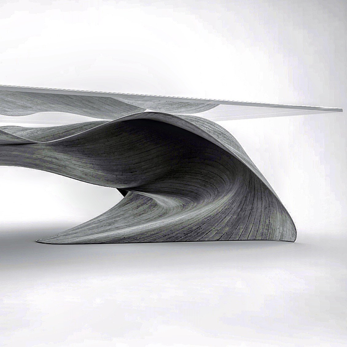 streamline，woodiness，tea table，modern，