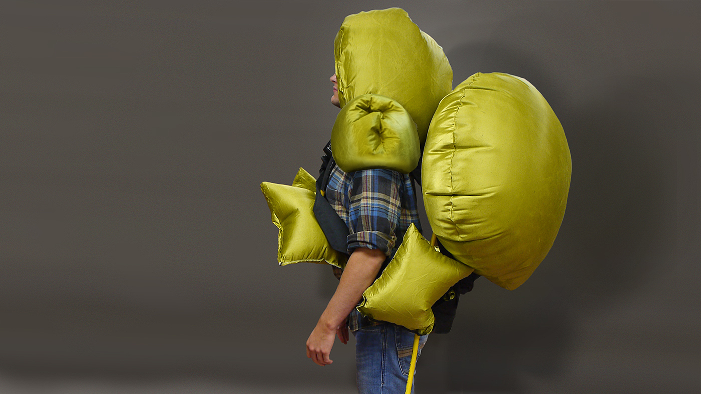 product design，industrial design，Airbag system，Free fall tool，