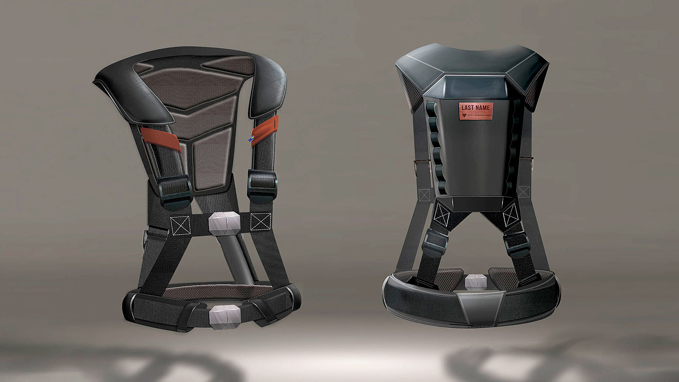 product design，industrial design，Airbag system，Free fall tool，