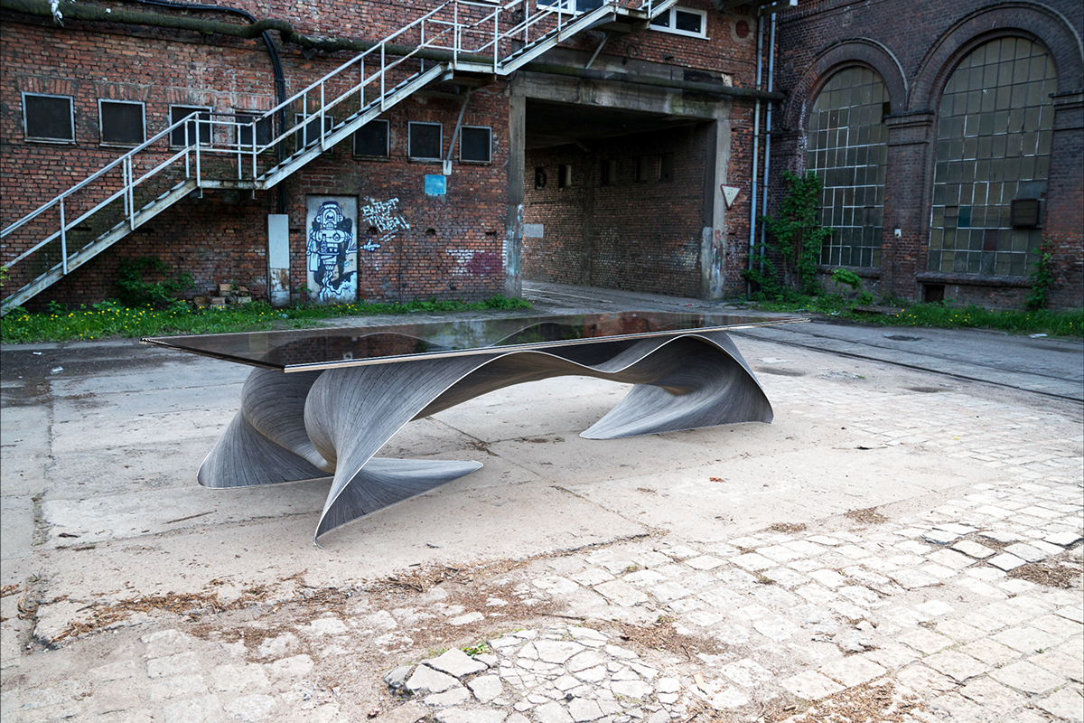streamline，woodiness，tea table，modern，