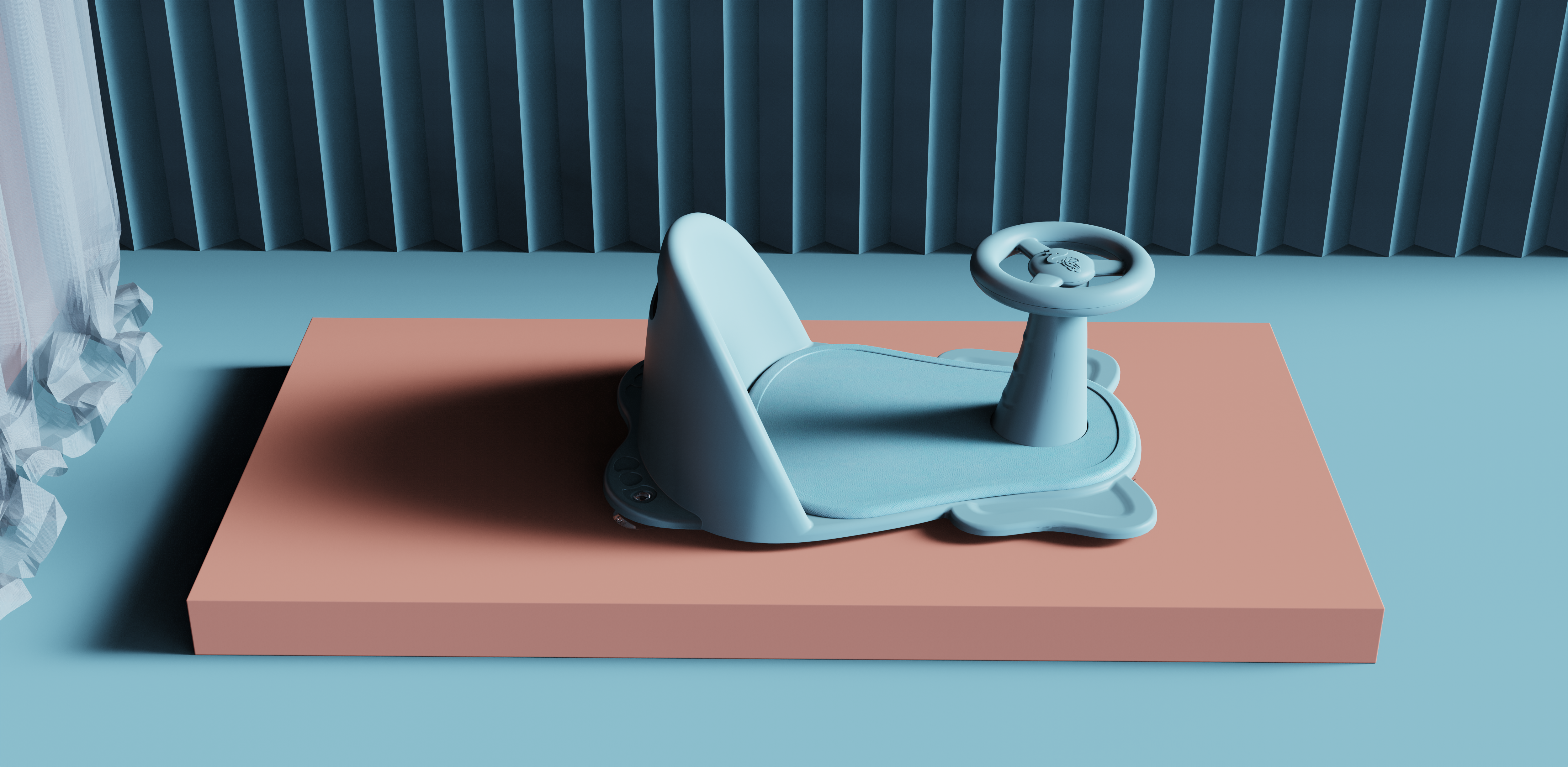 product design，Mother and baby，Wash and protect，children，Bath stool，