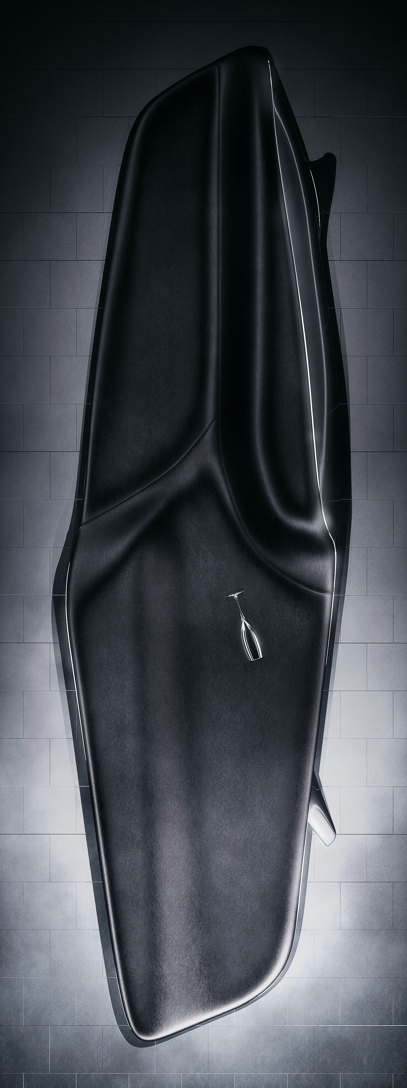 Home Furnishing，deck chair，conceptual design，black，