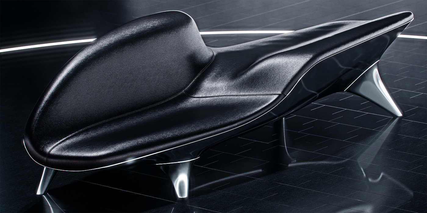 Home Furnishing，deck chair，conceptual design，black，