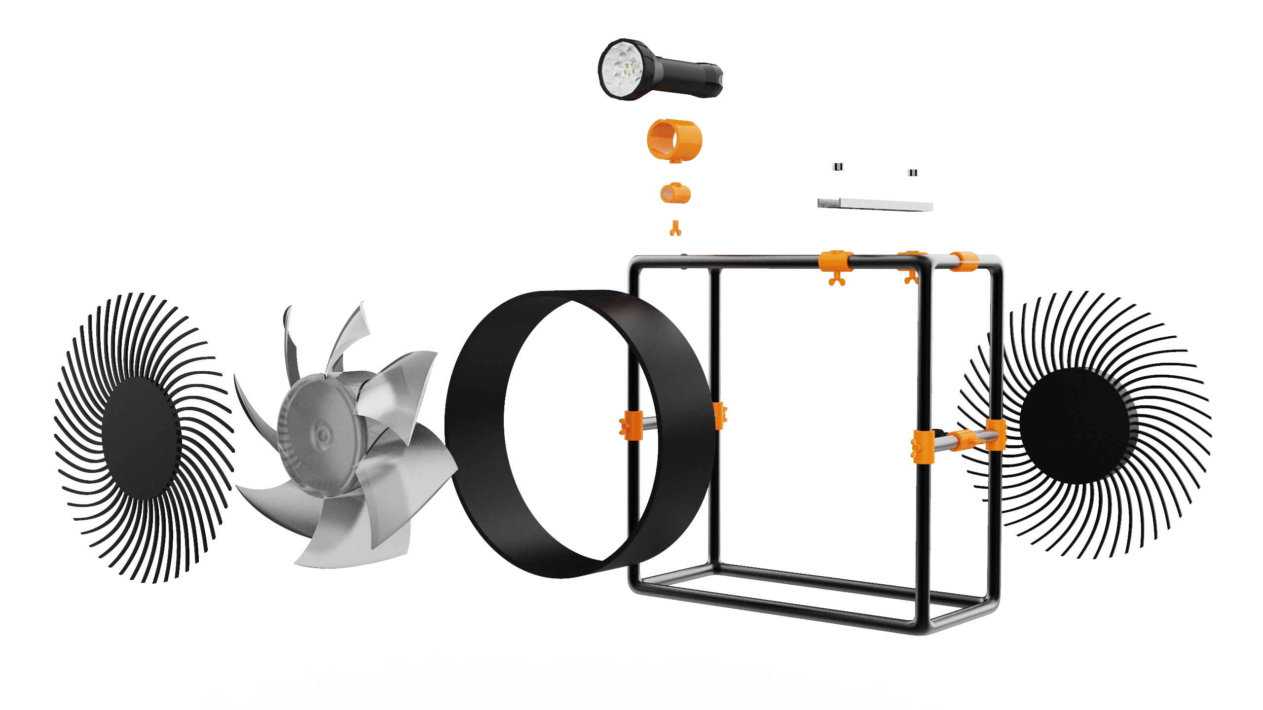 Site fan，Lithium electric fan，Cube，Multifunctional fan，Node modularization，Fan，Fan design，