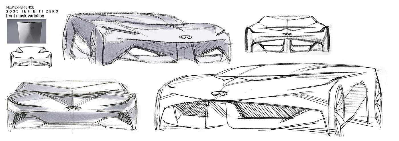 automobile，vehicle，INFINITI ZERO，conceptual design，