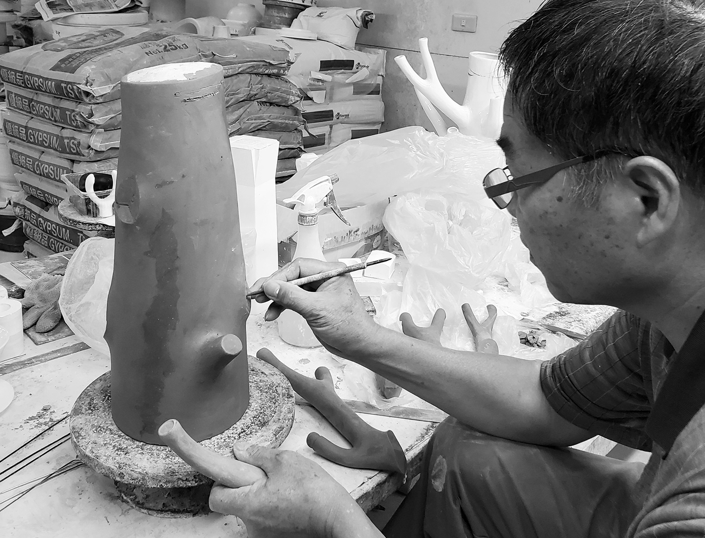 vase，Branch，flower，