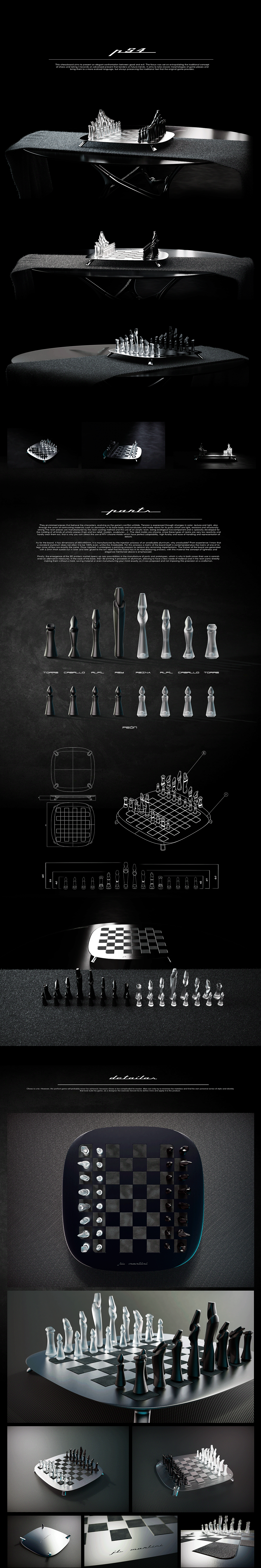 3d打印，国际象棋，树脂，雕刻，