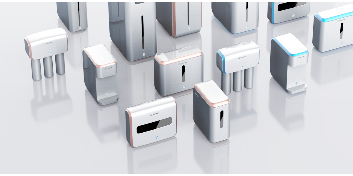 Water purifier，Product image design，Appearance design，industrial design，product design，
