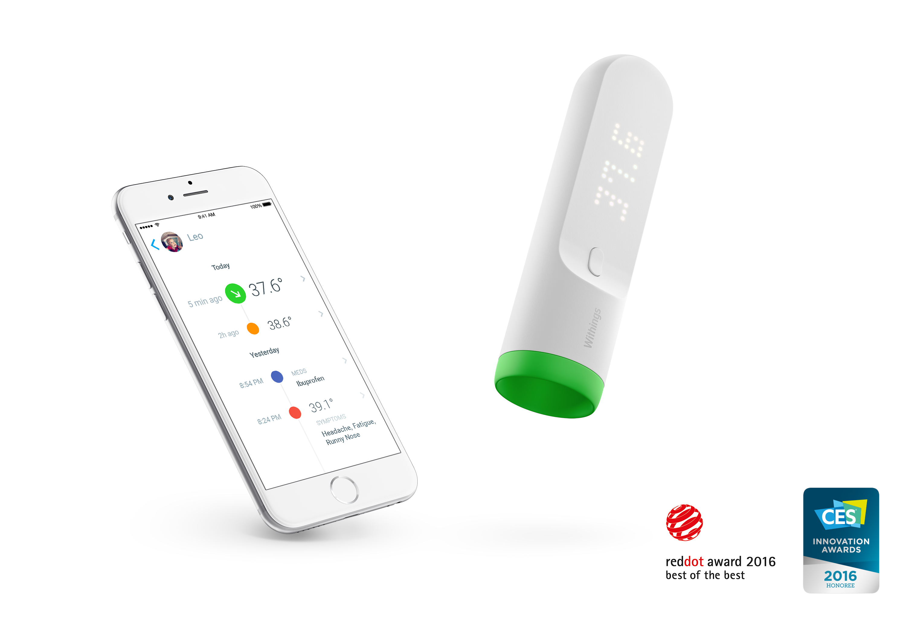 Thermo，NOKIA，Exergen ，temperature，2016 red dot，