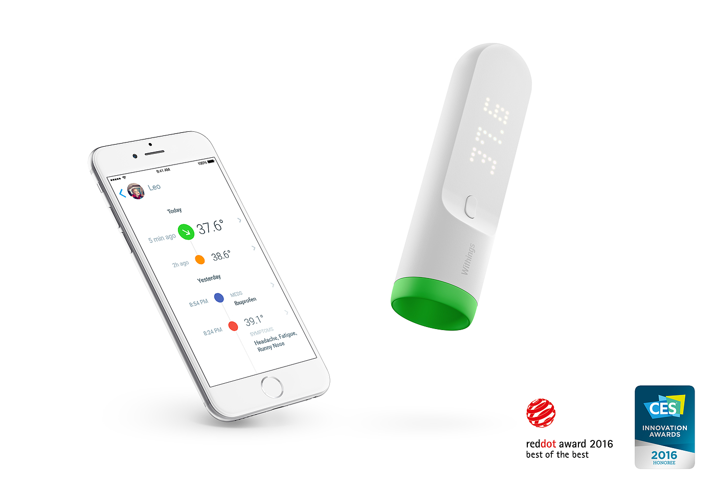 Thermo，NOKIA，Exergen ，temperature，2016 red dot，