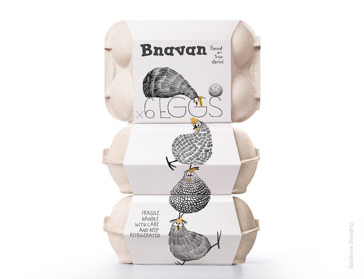 packing design，originality，Bnavan Eggs，graphic design ，