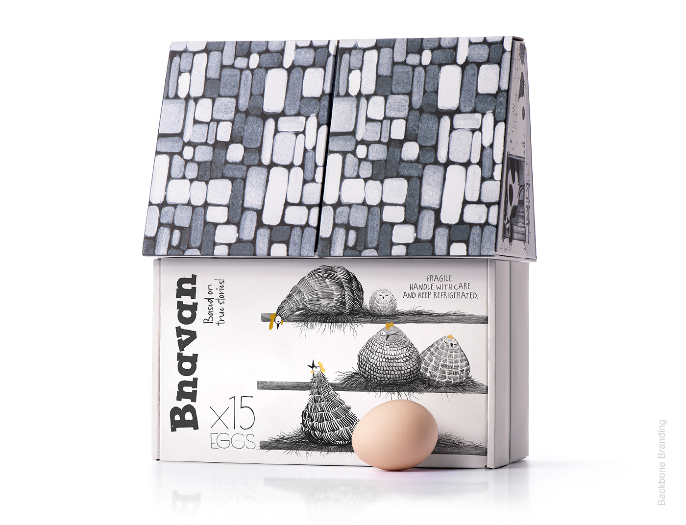 packing design，originality，Bnavan Eggs，graphic design ，