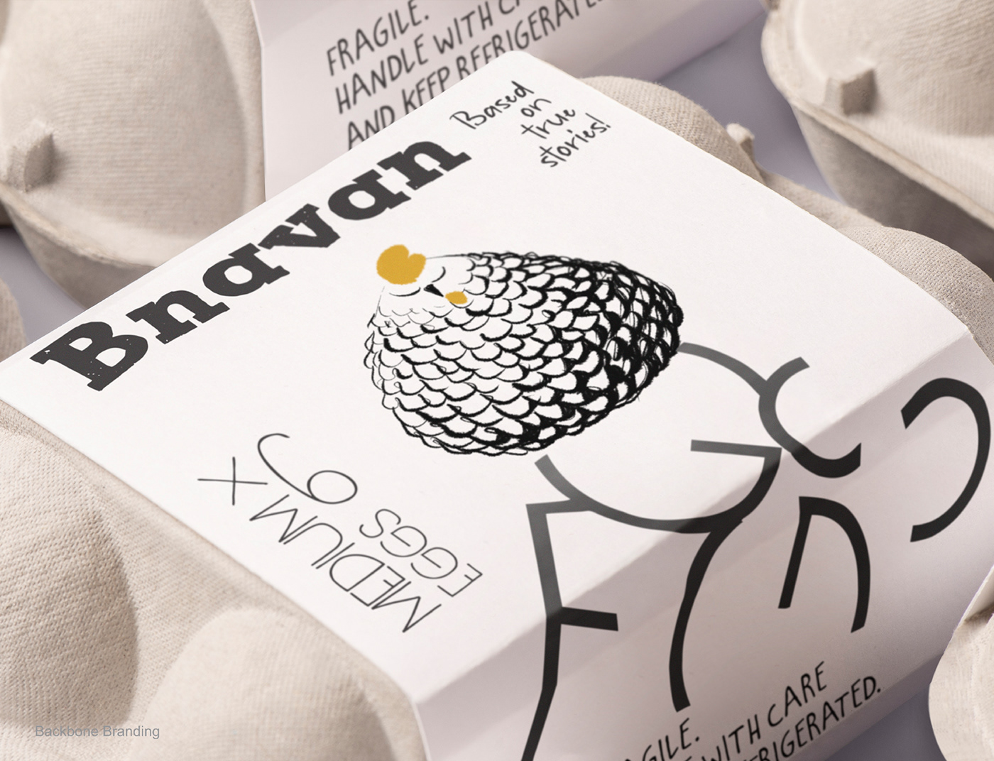 packing design，originality，Bnavan Eggs，graphic design ，