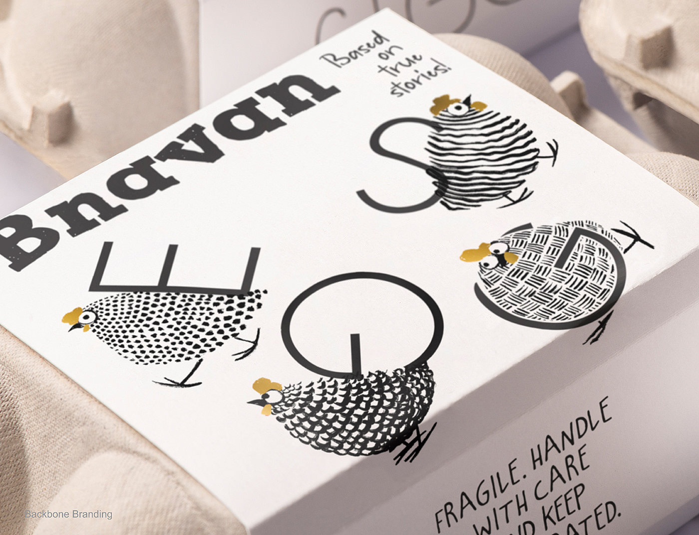 包装设计，创意，"Bnavan" Eggs，图形设计，