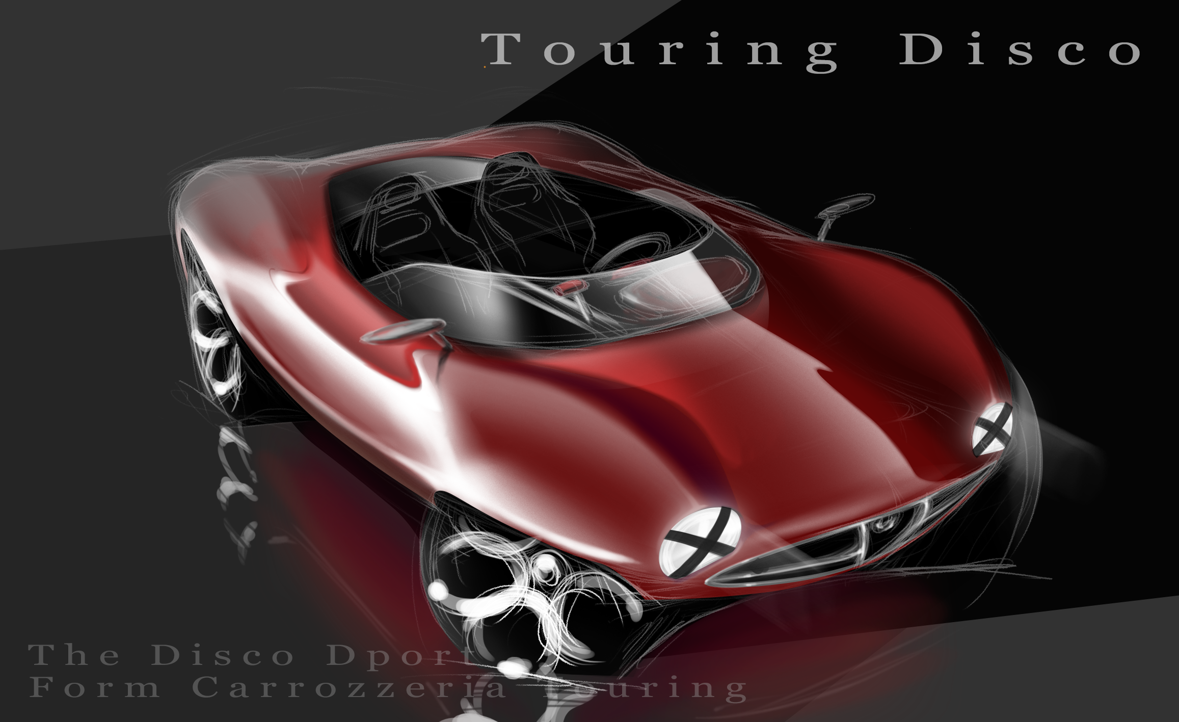 industrial design，Automobile design，alfa romeo ，TOURING，automobile，