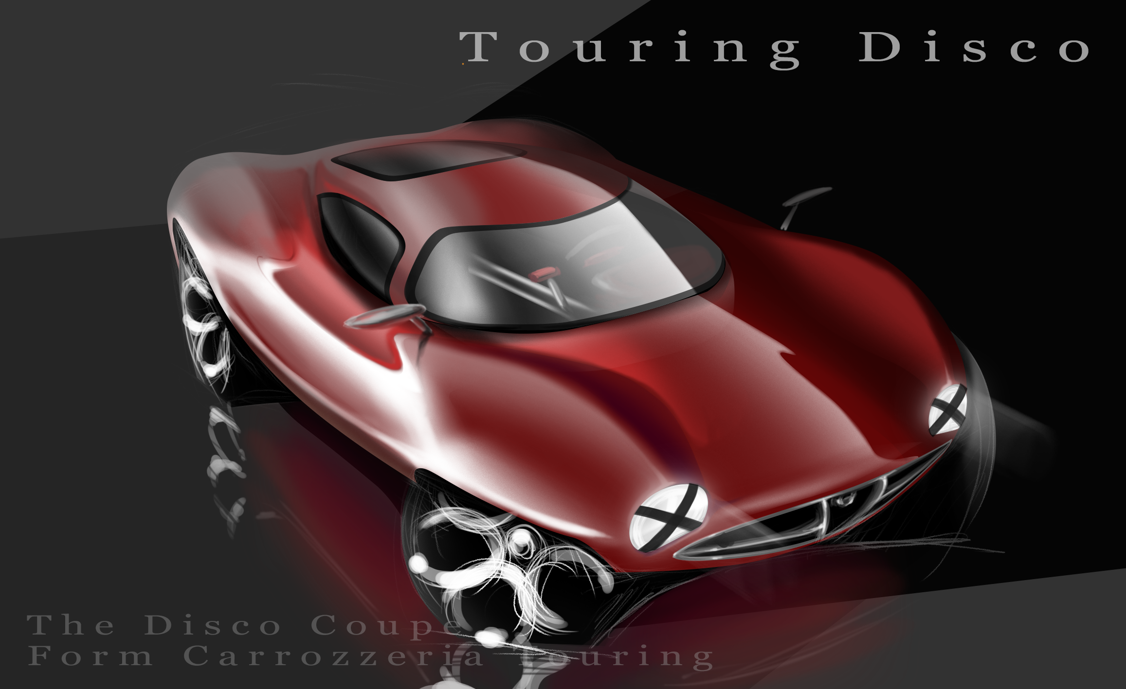 industrial design，Automobile design，alfa romeo ，TOURING，automobile，