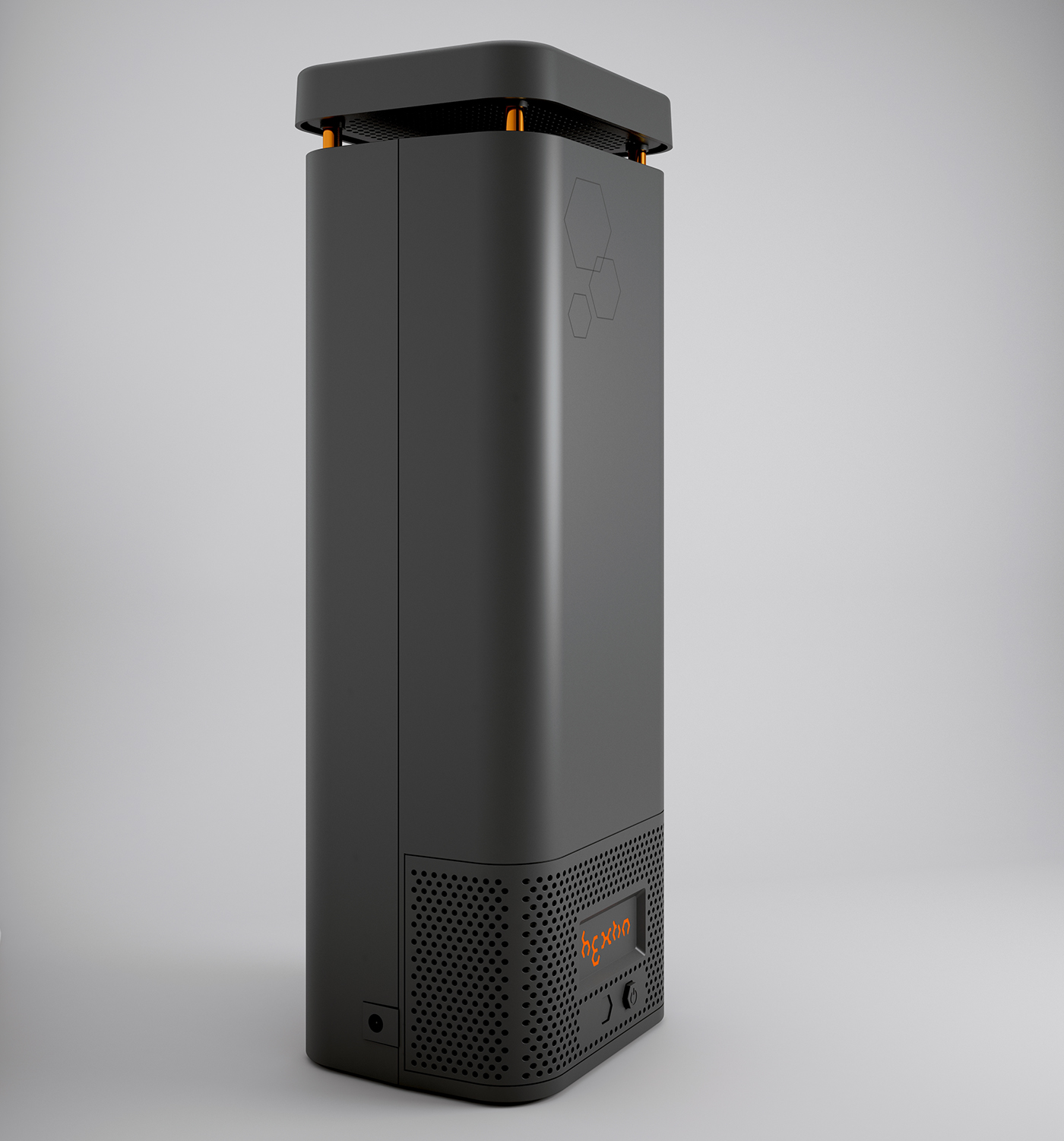 air cleaner，Hextio，black，white，