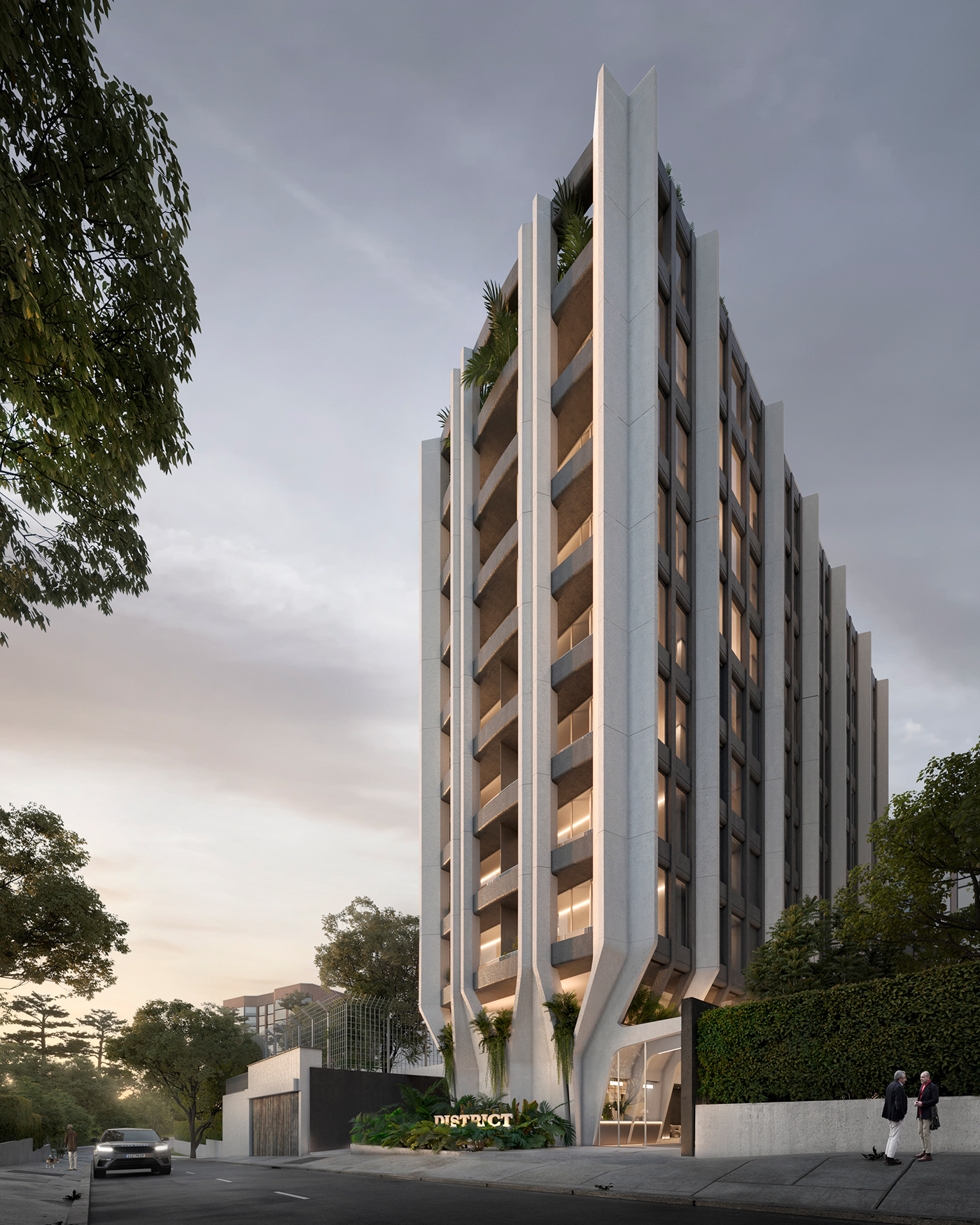 Julia Bogdan，District Building，residential quarters，