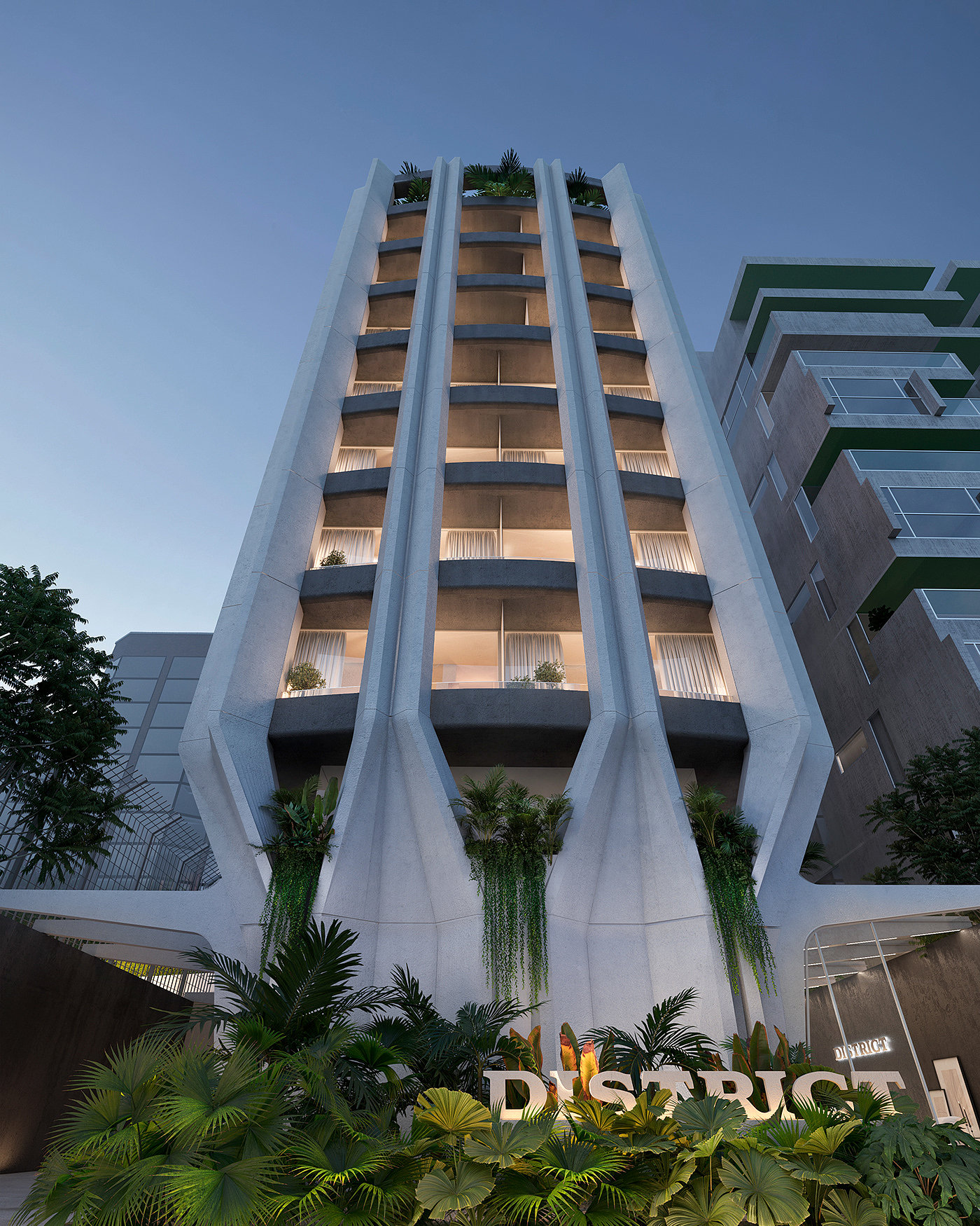 Julia Bogdan，District Building，residential quarters，