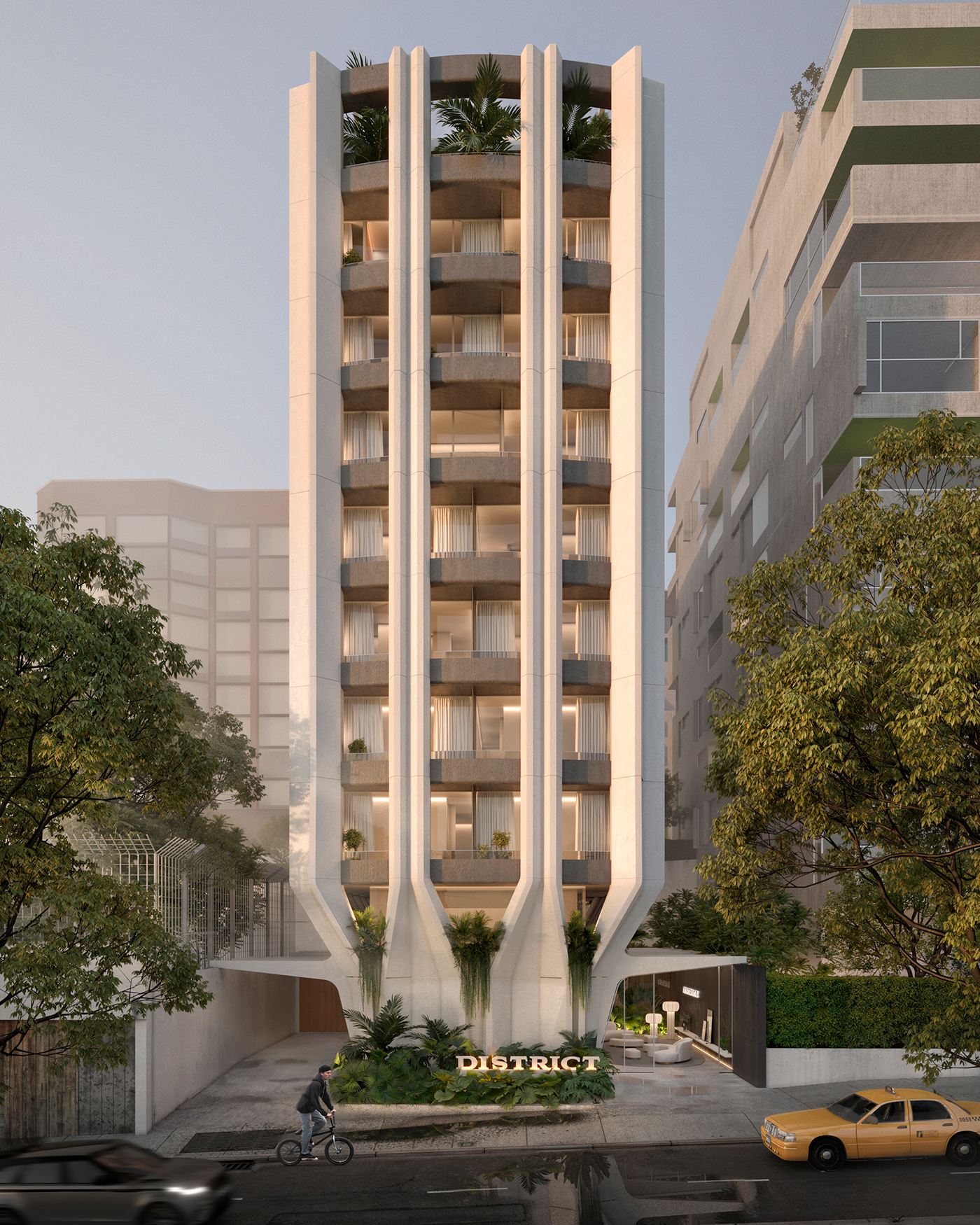 Julia Bogdan，District Building，residential quarters，