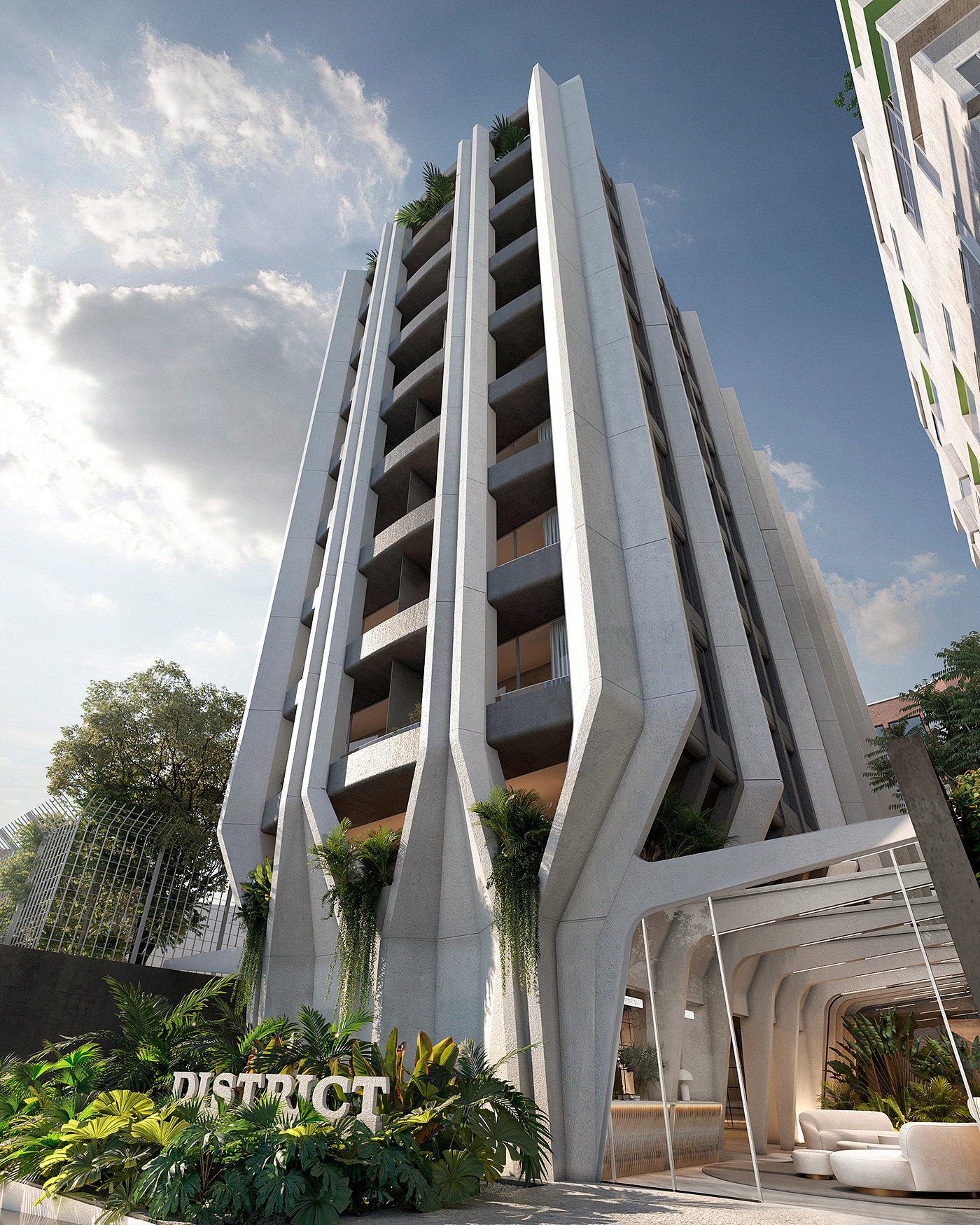Julia Bogdan，District Building，residential quarters，