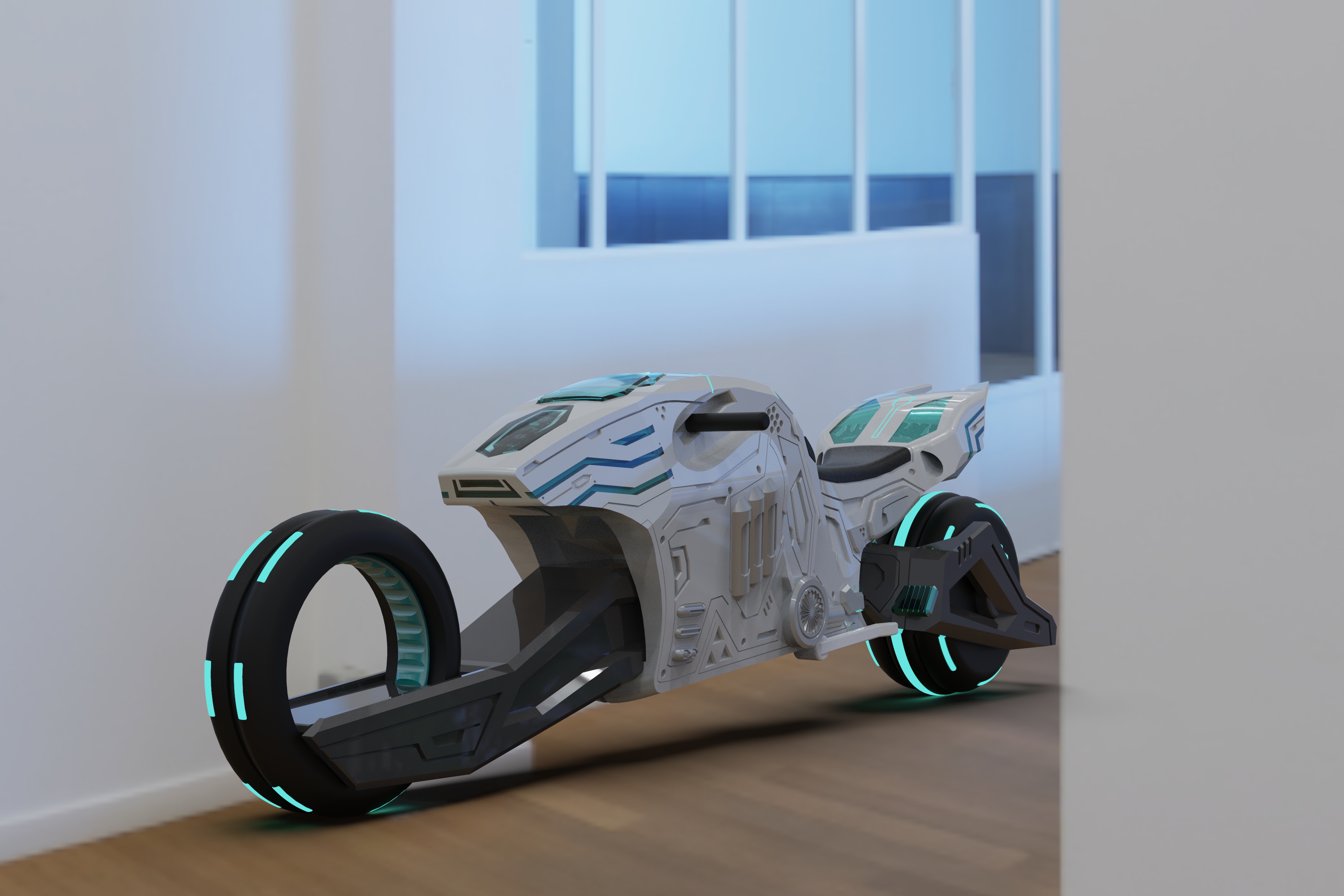 Conceptual motorcycle design，