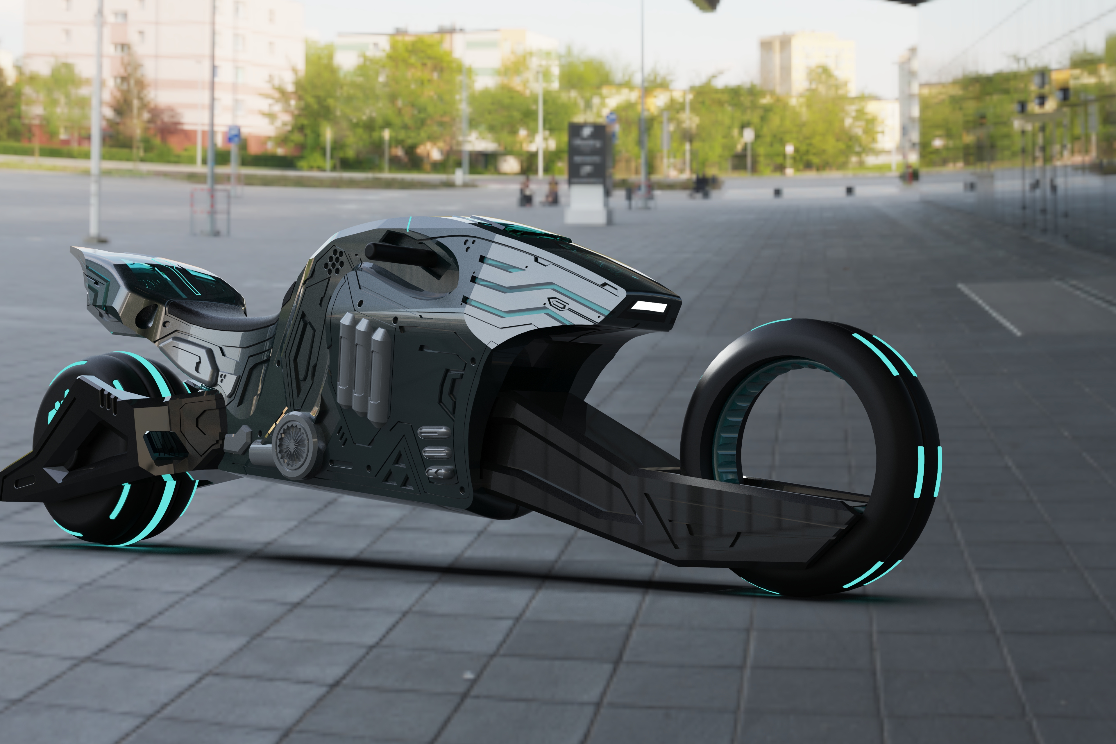 Conceptual motorcycle design，