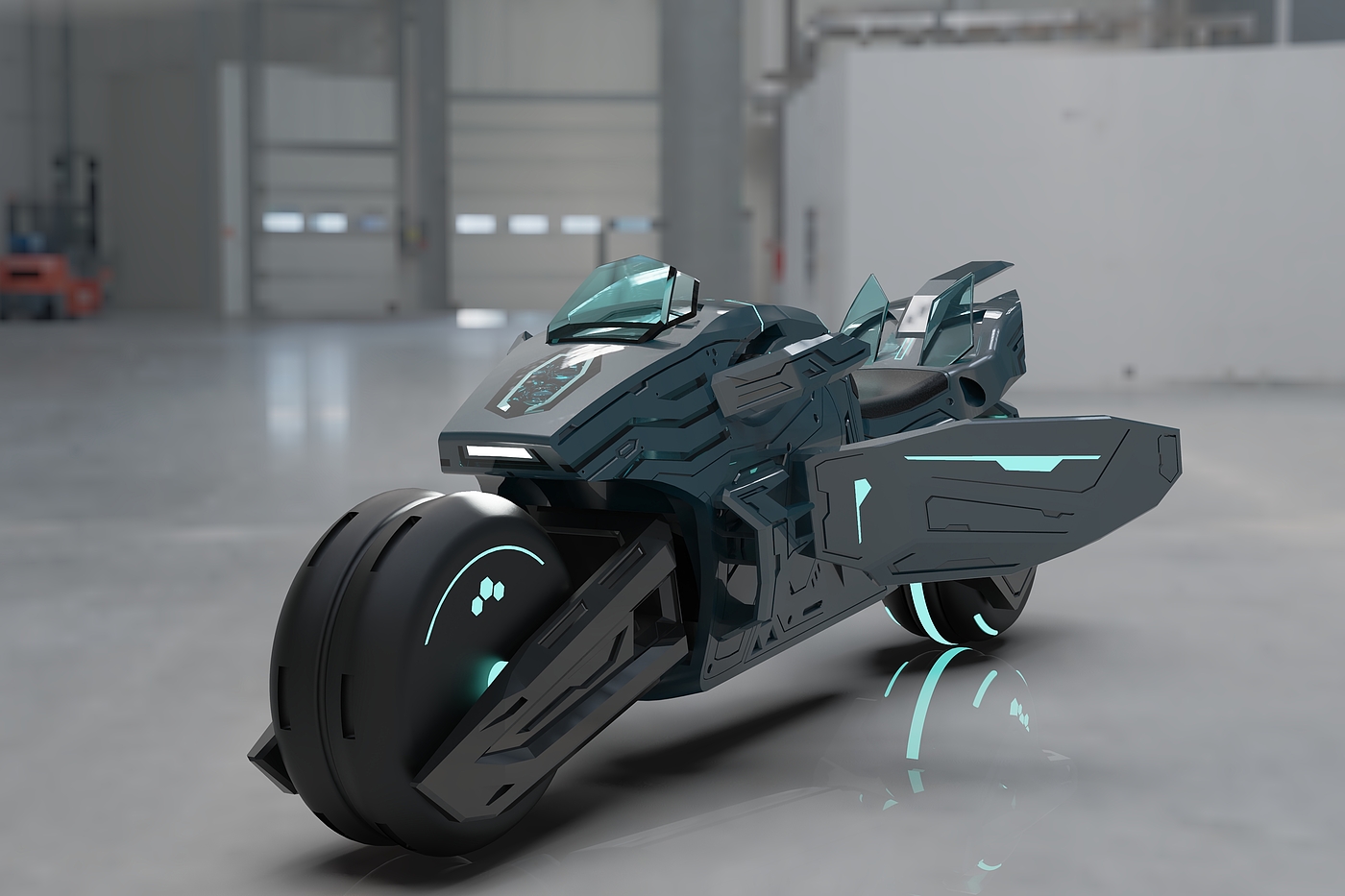 Conceptual motorcycle design，