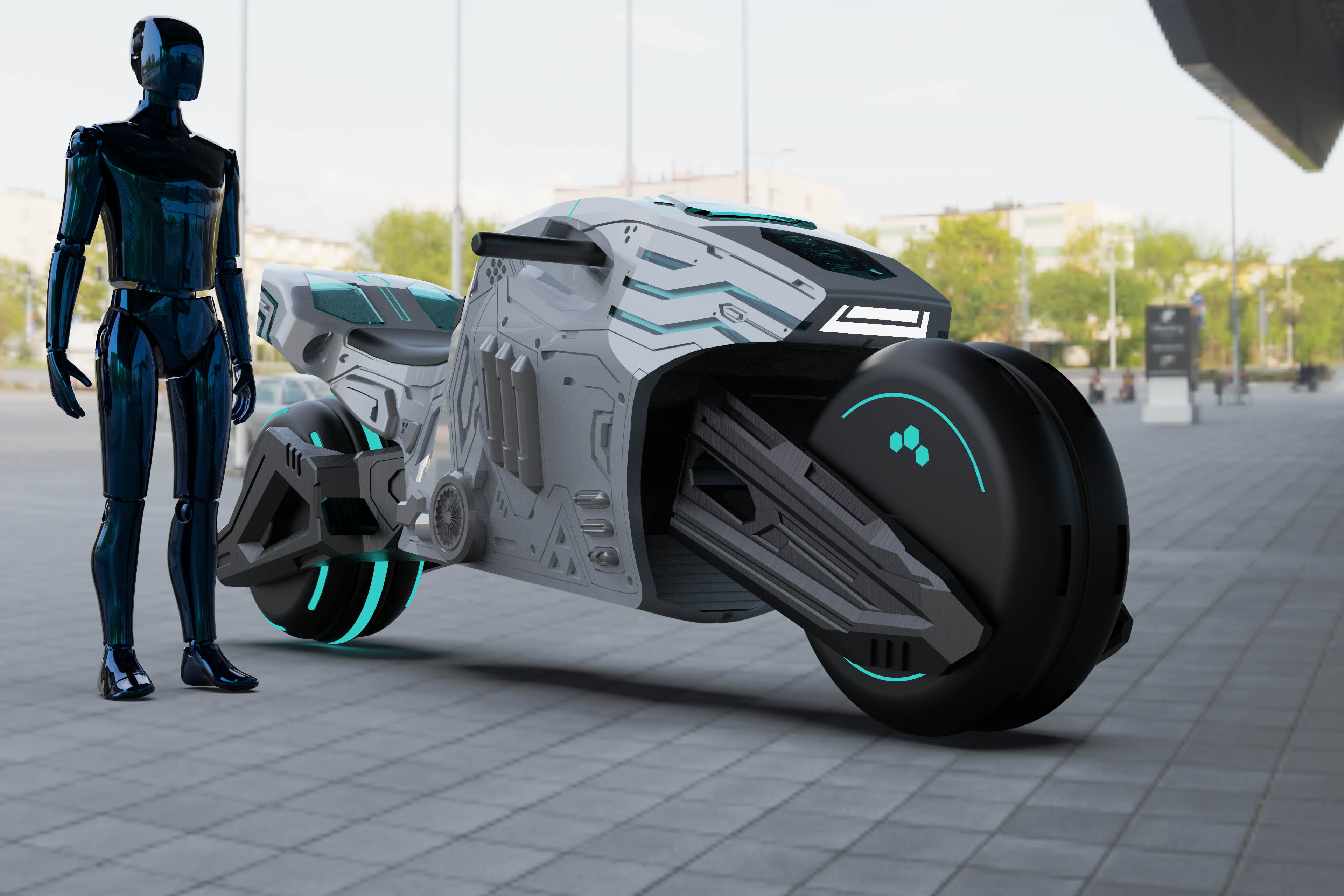 Conceptual motorcycle design，