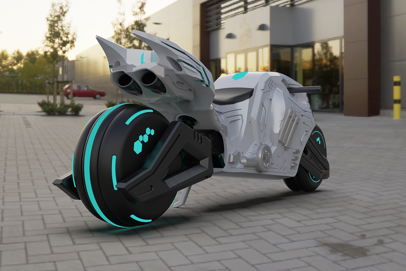 Conceptual motorcycle design，