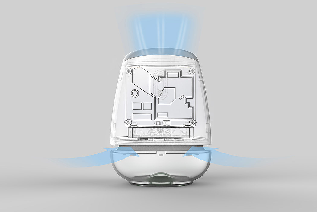 white，Portable，smog，intelligence，air cleaner，