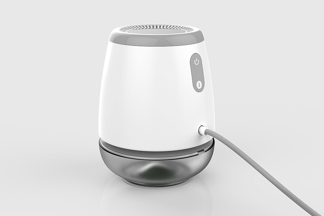 white，Portable，smog，intelligence，air cleaner，