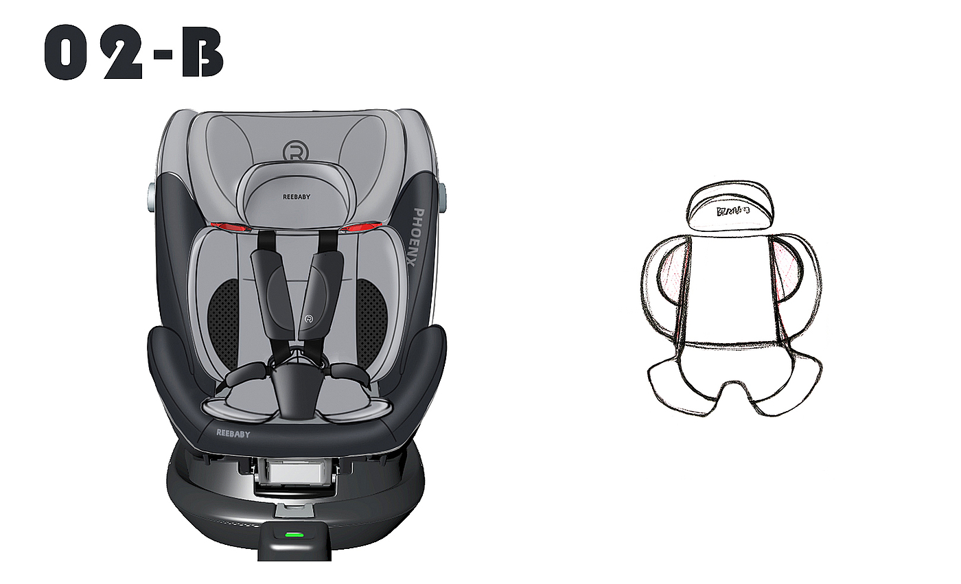 vehicle-use child safety seats，keyshot，rhino，