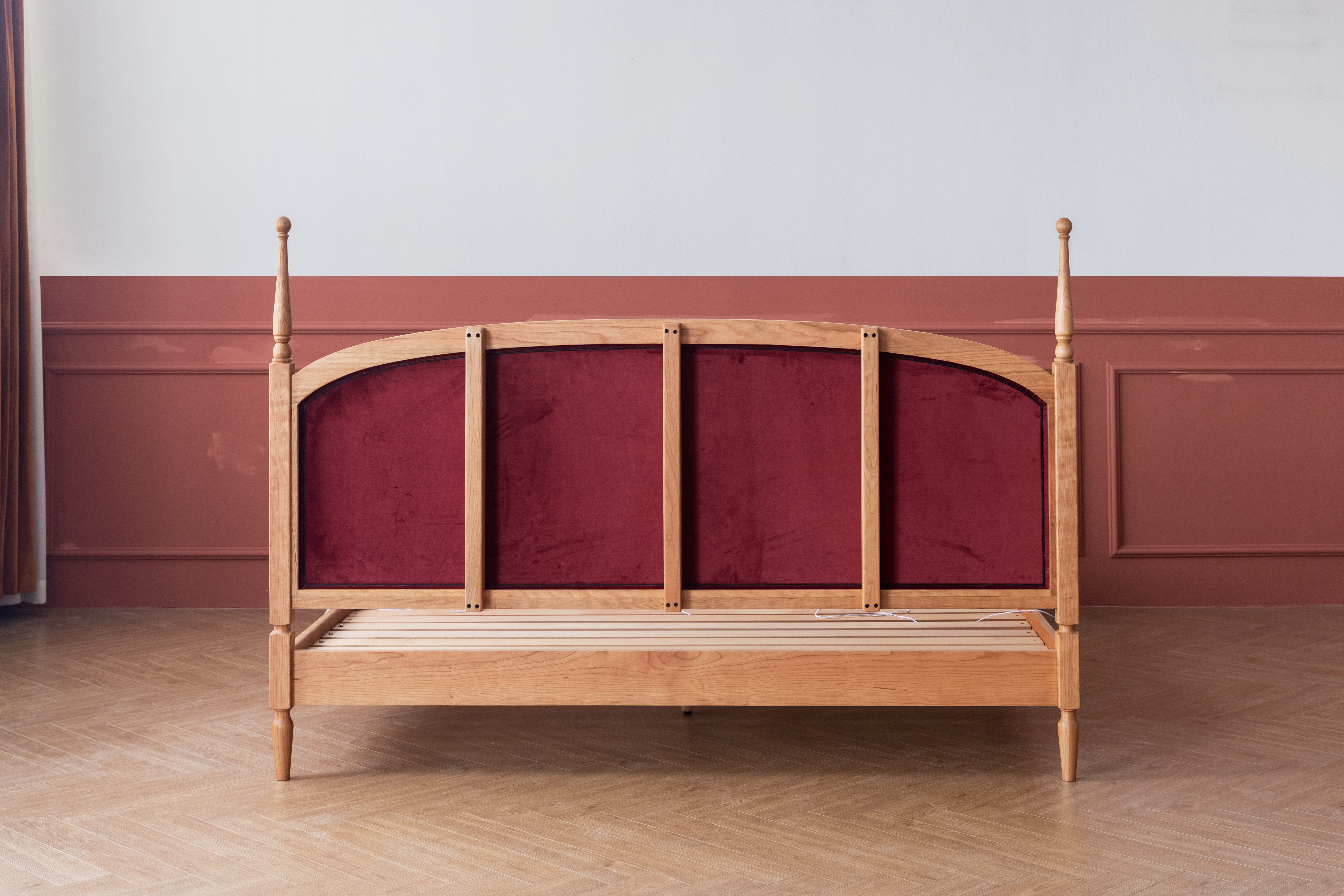 furniture design ，Solid wood furniture，Bed，Bedroom design，