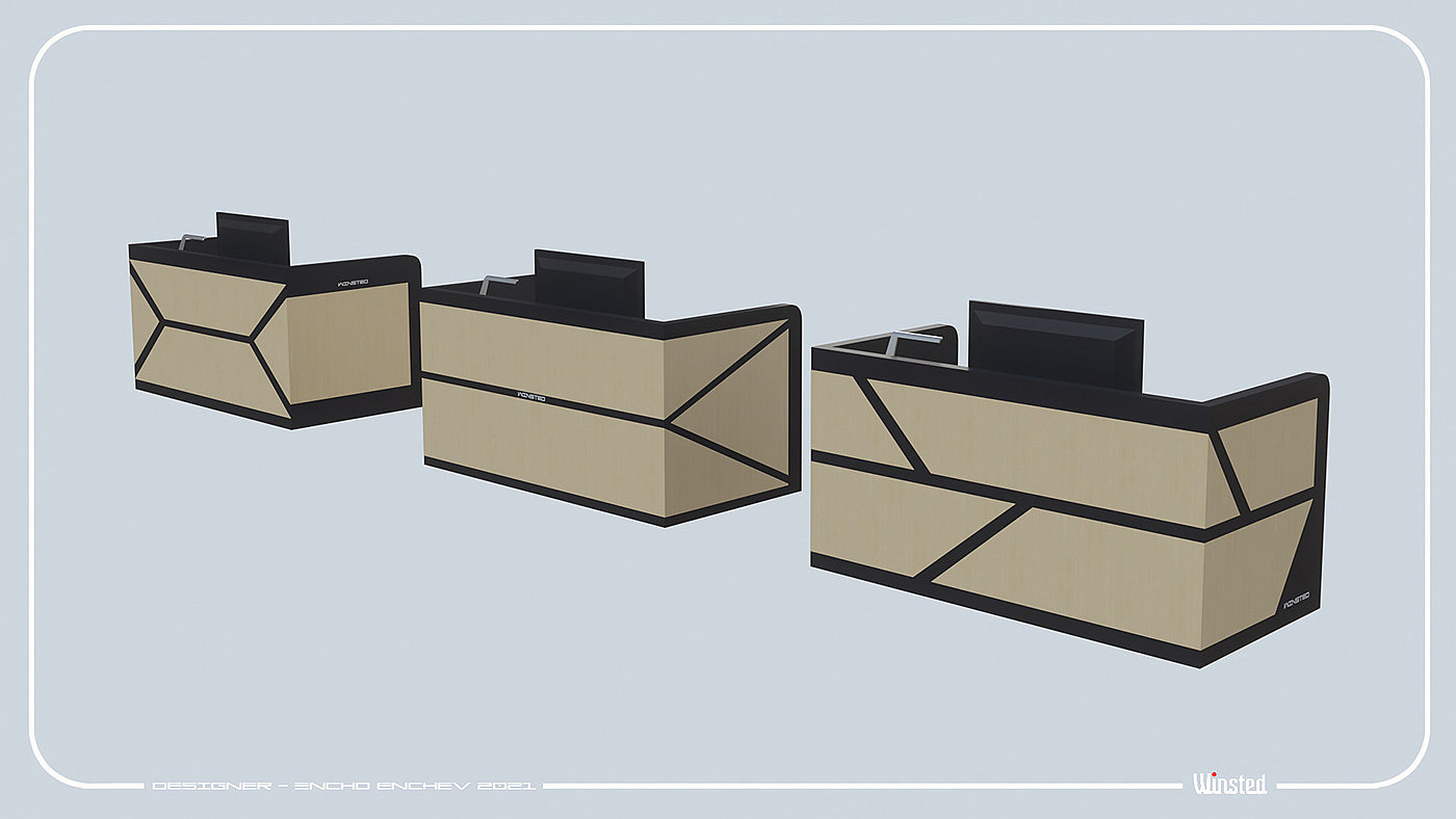 The computer table，furniture，industrial design，