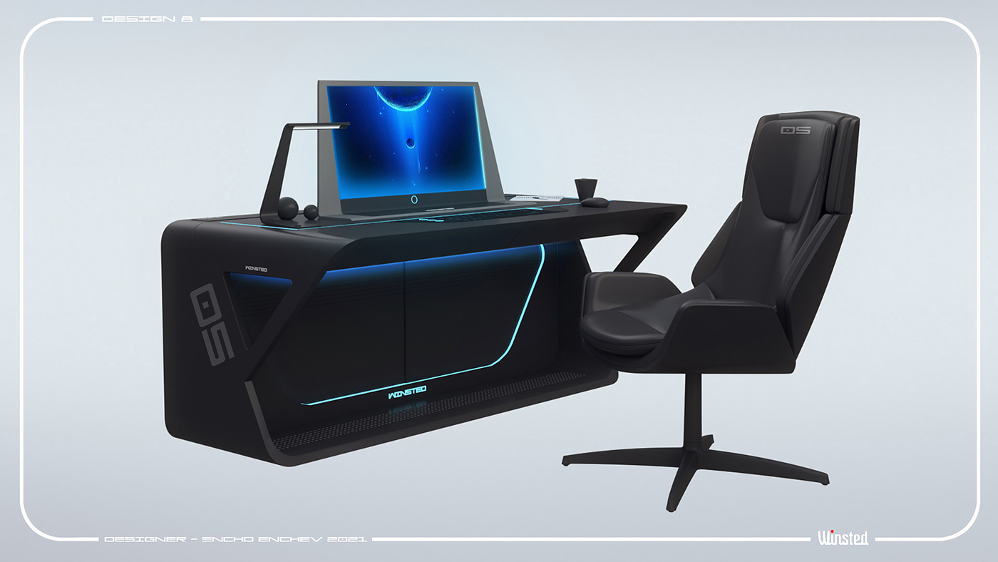 The computer table，furniture，industrial design，