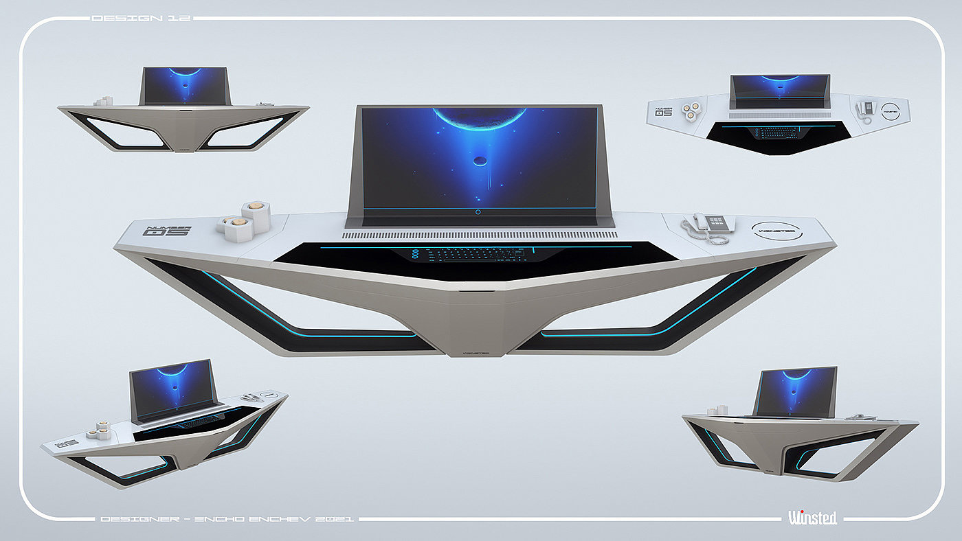 The computer table，furniture，industrial design，