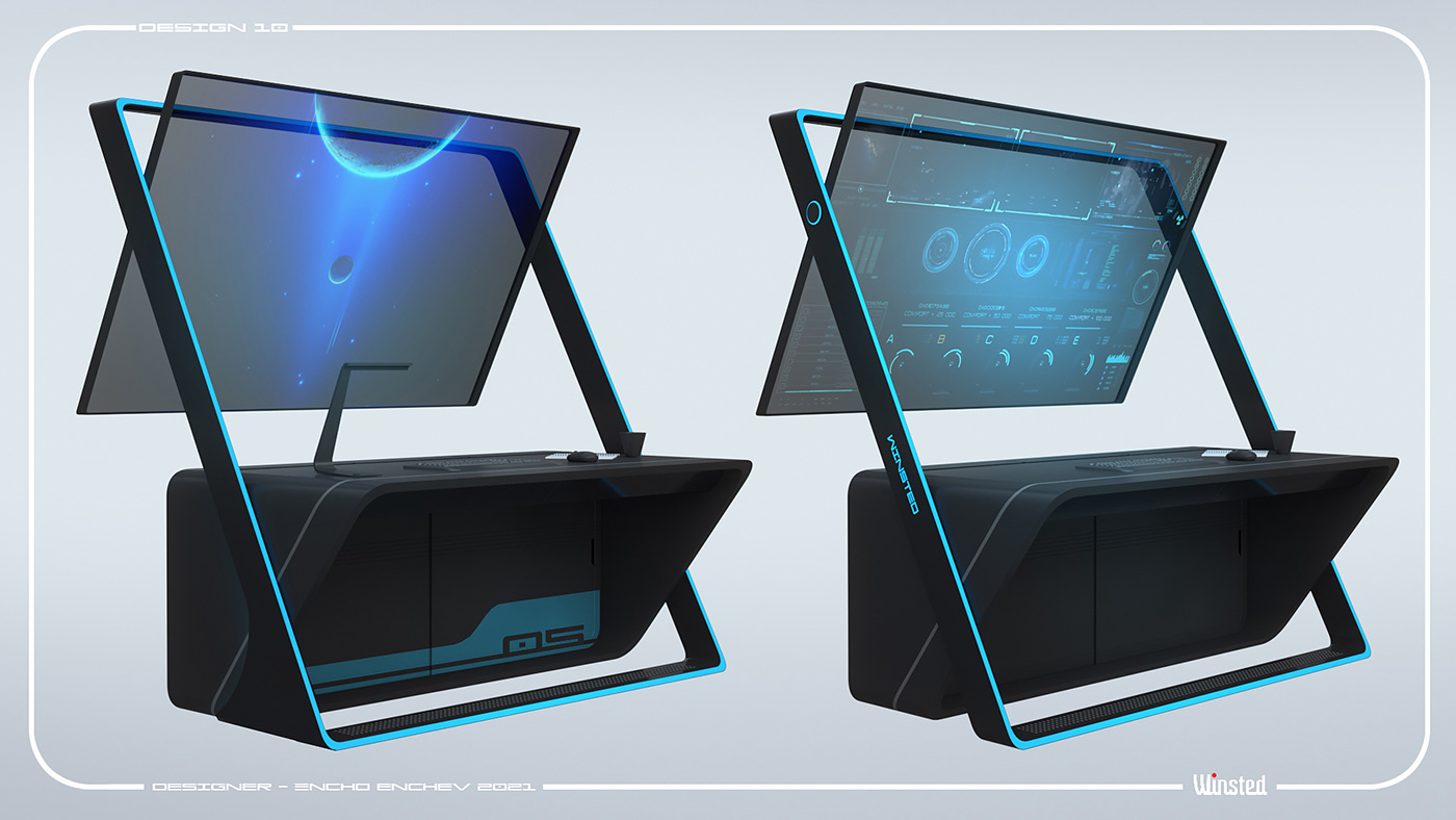 The computer table，furniture，industrial design，