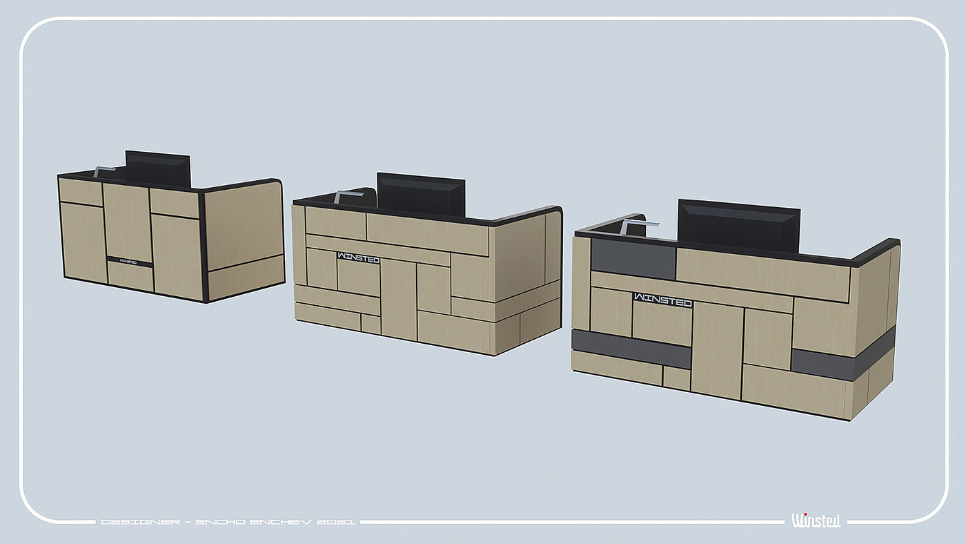 The computer table，furniture，industrial design，