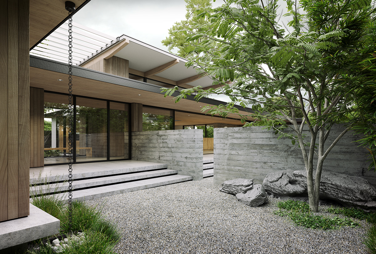 Architectural design，Scenery，green，