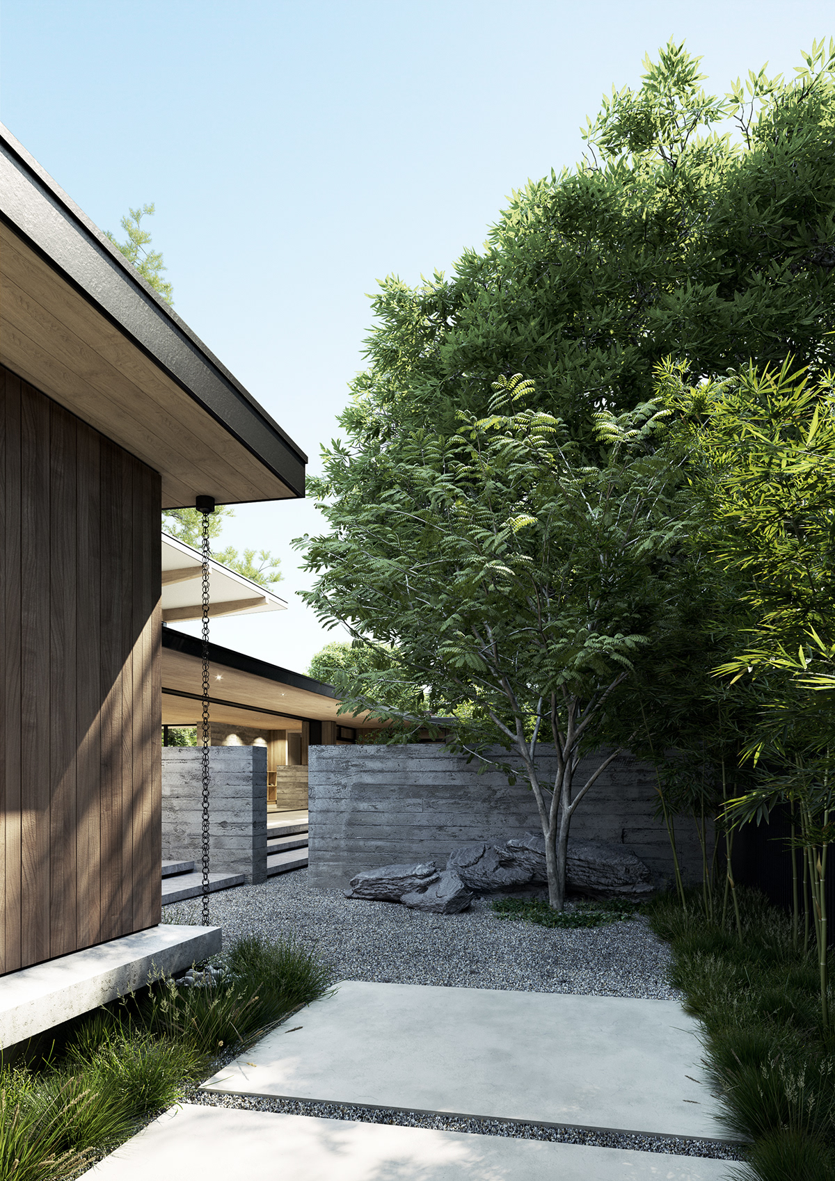 Architectural design，Scenery，green，