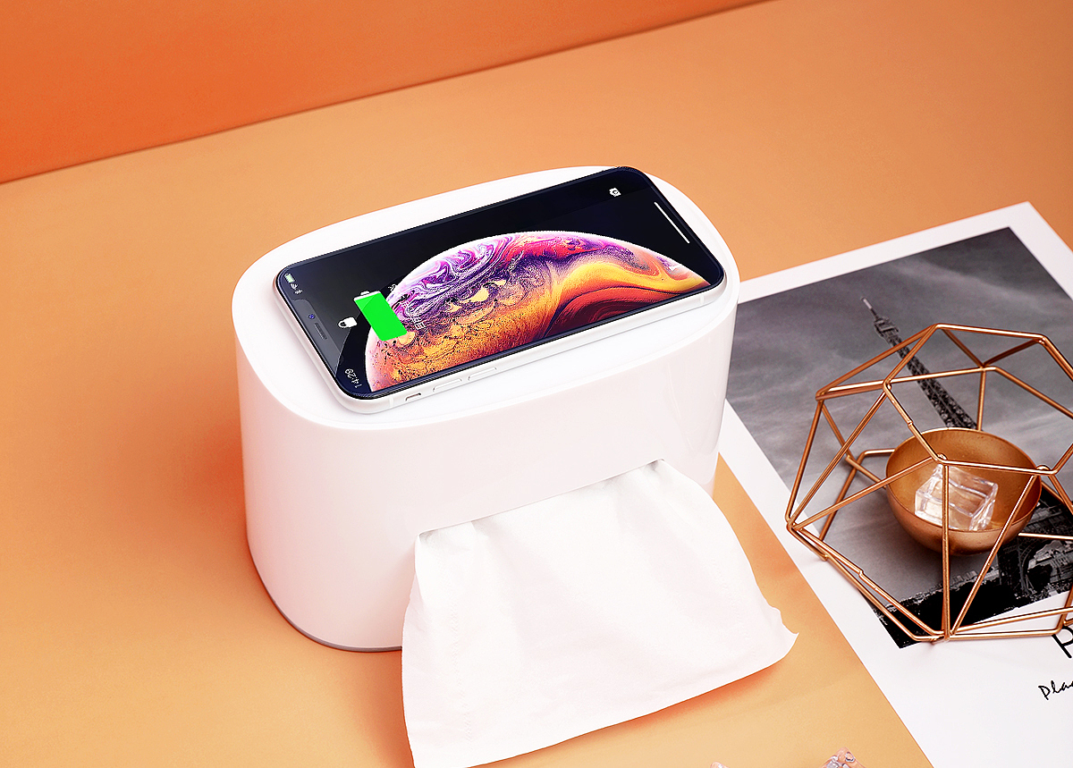 Tissue box，Wireless charging，Simplicity，original，