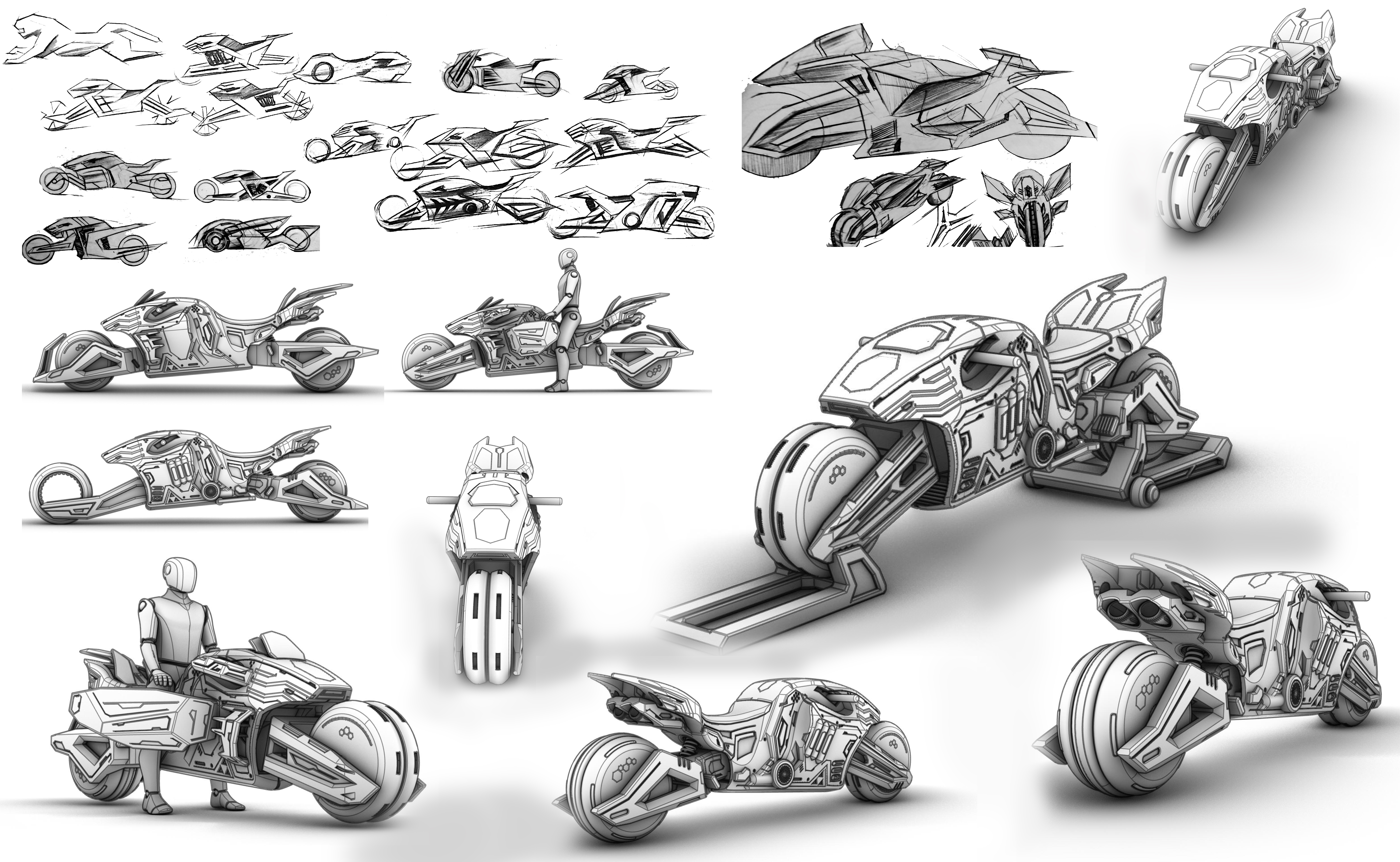 Motorcycle conceptual design，