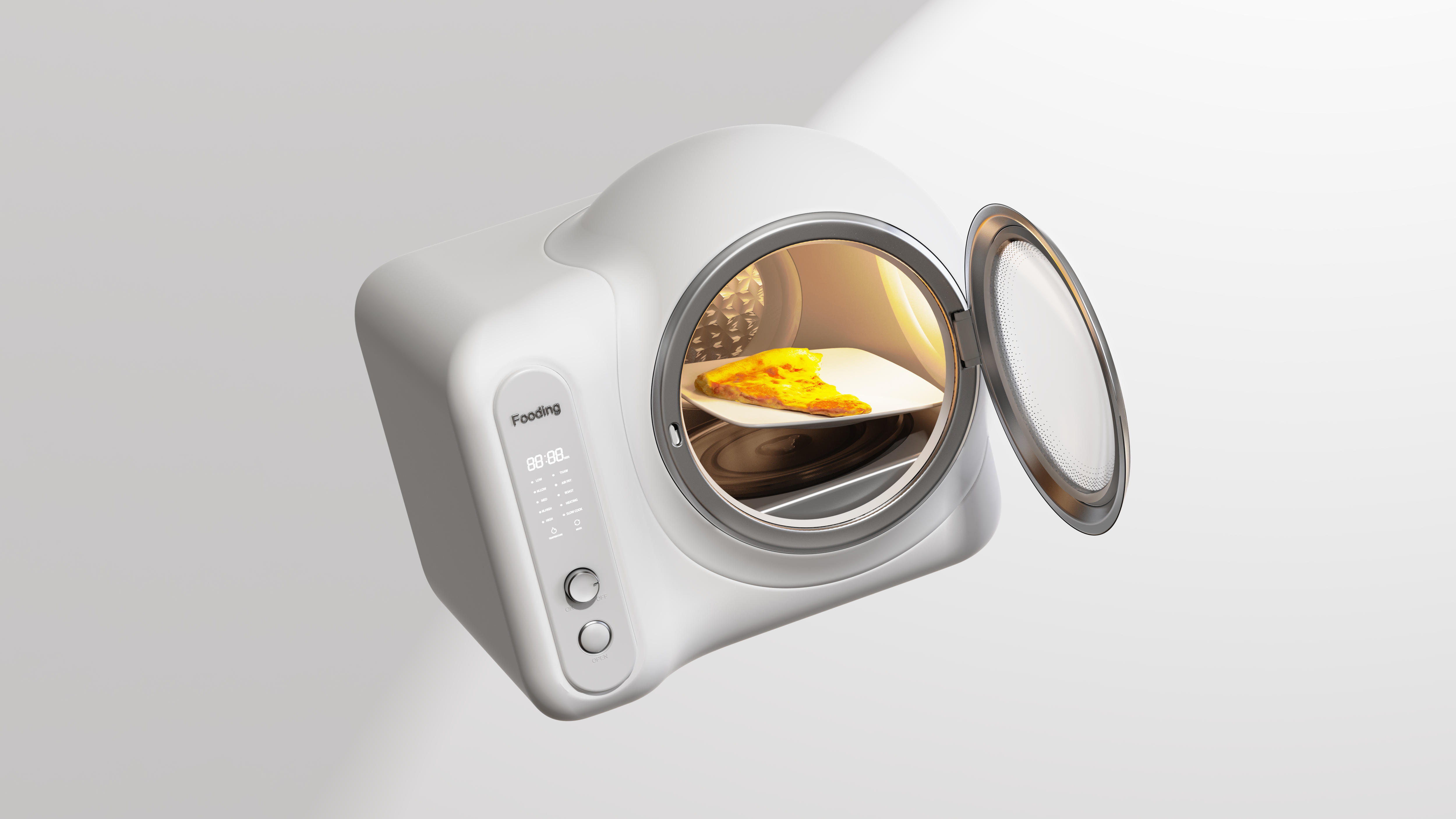 product design，industrial design，sample reels，Keyshot rendering，Microwave Oven，oven，Postgraduate entrance examination retest，