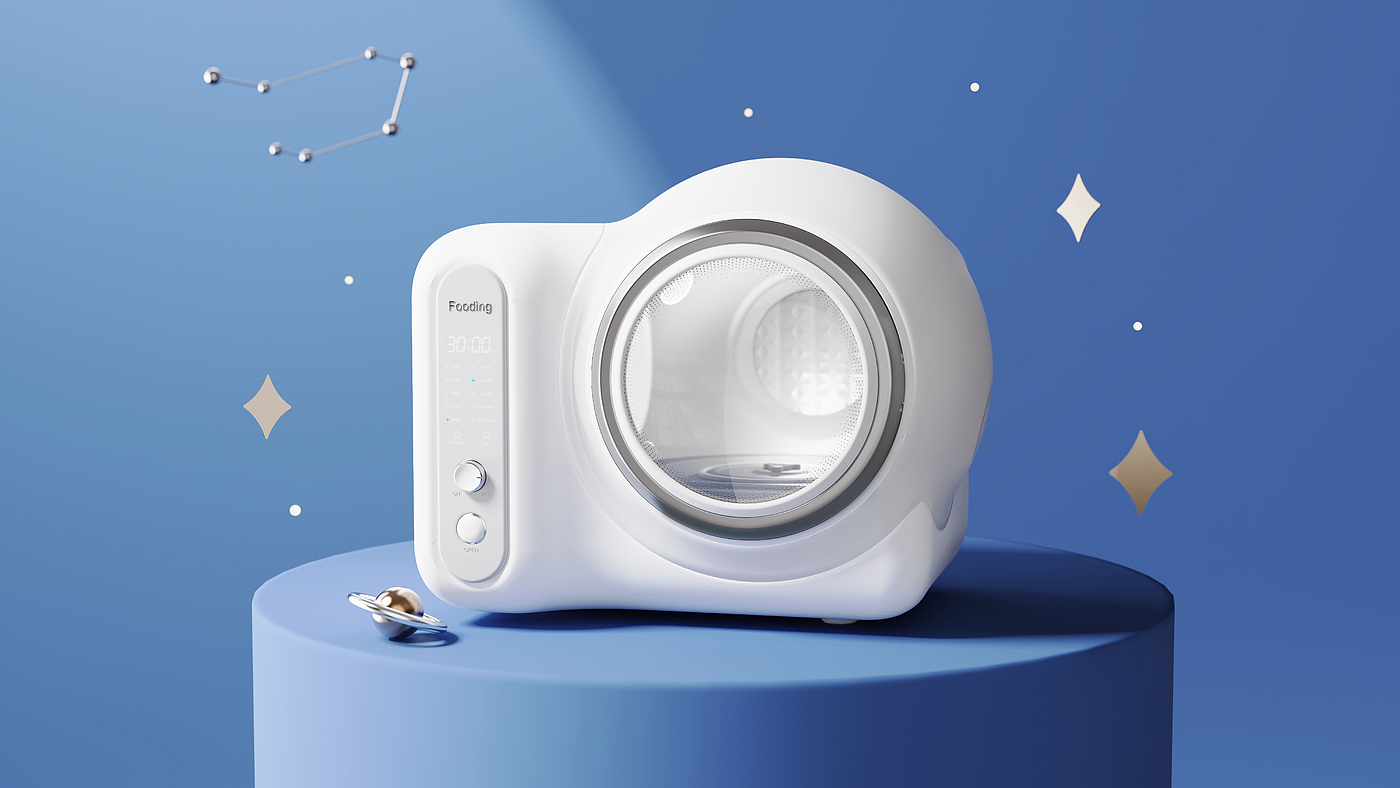 product design，industrial design，sample reels，Keyshot rendering，Microwave Oven，oven，Postgraduate entrance examination retest，
