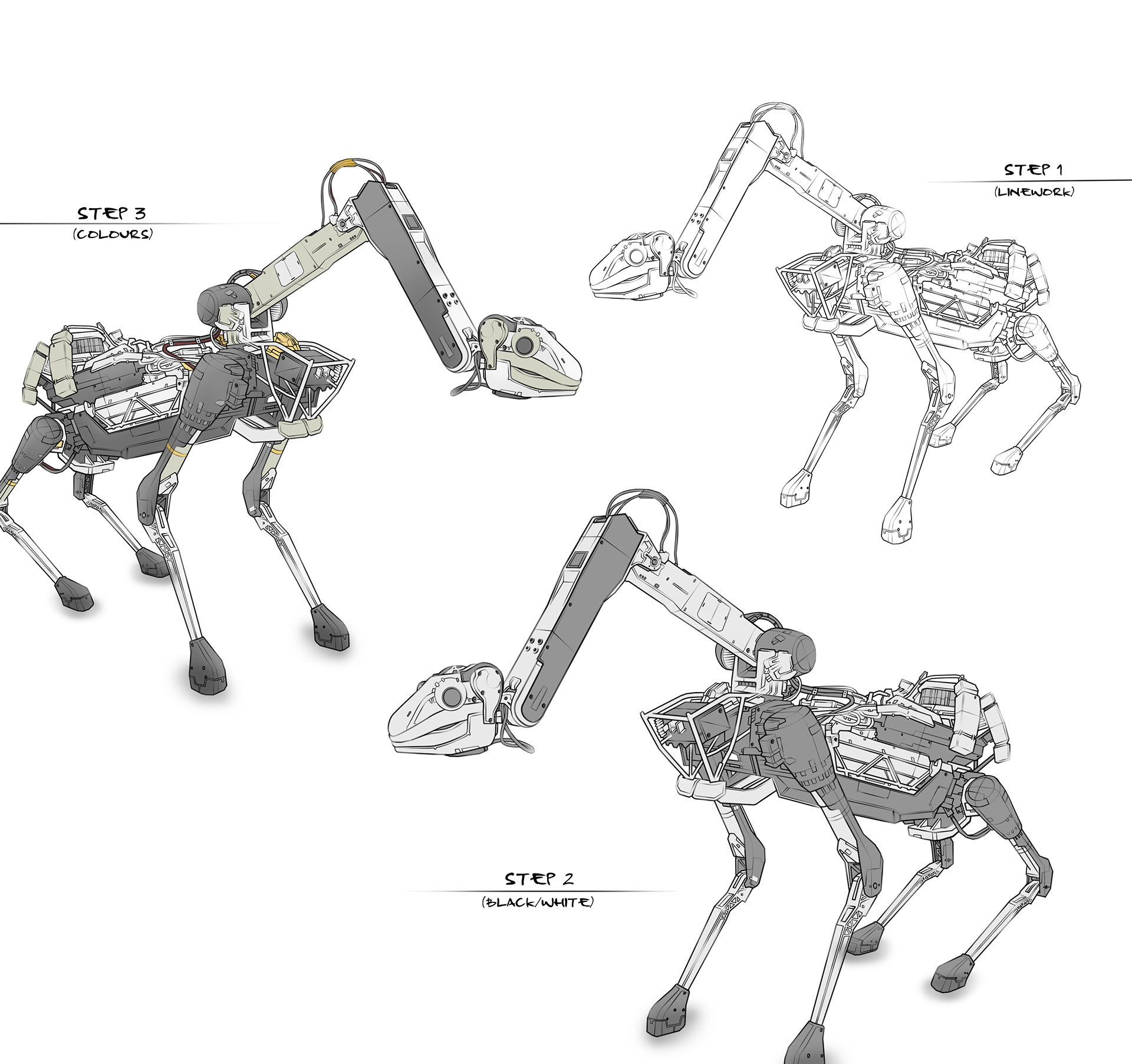 Hand drawn，draft，