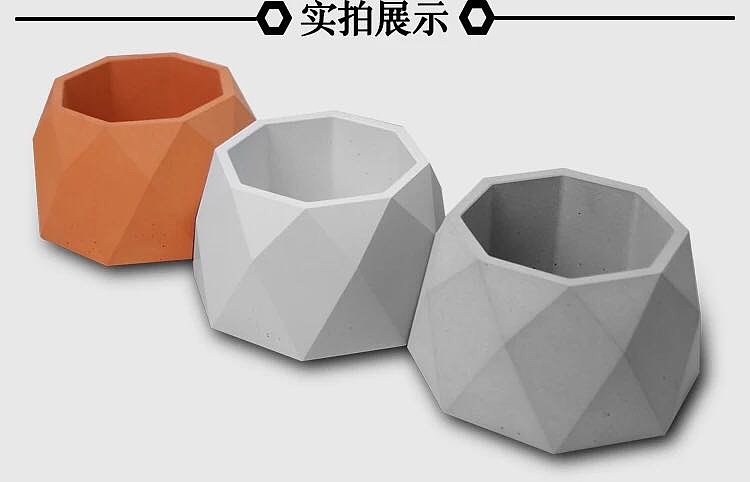 Cement flowerpots that can be used as ashtrays!，